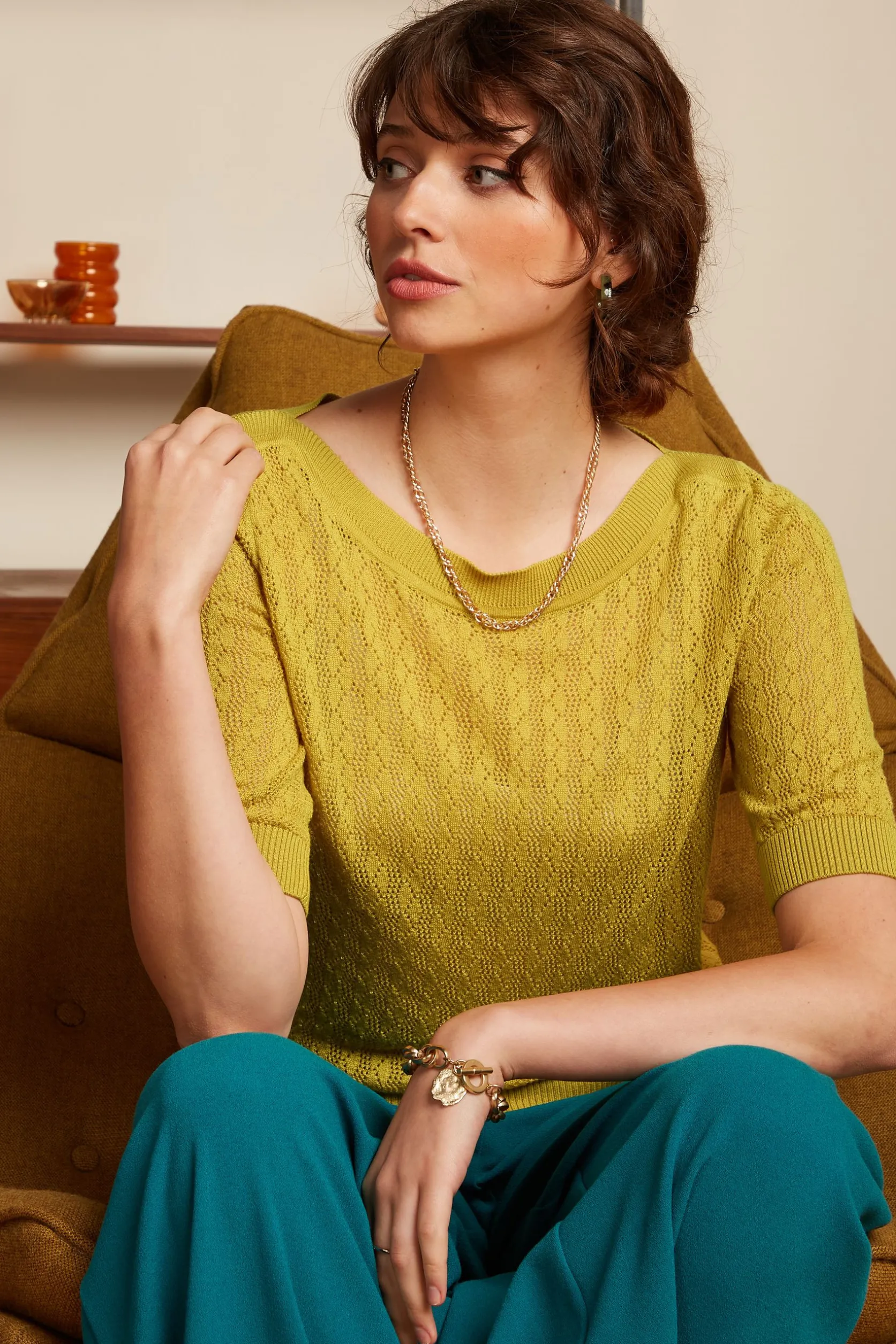 Audrey Top Loop Ajour*King Louie Sale