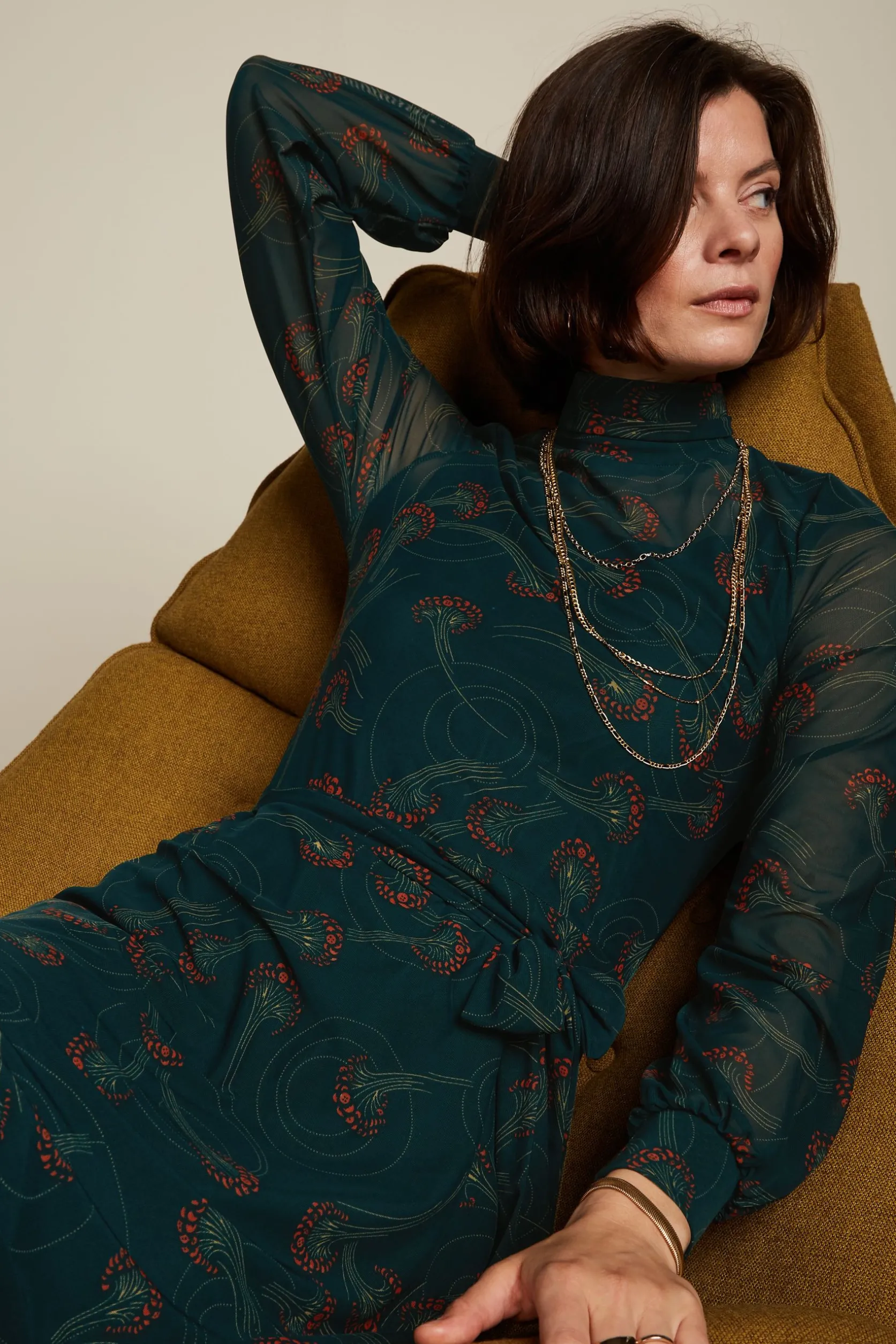 Betsy Rollneck Dress Allure*King Louie Flash Sale