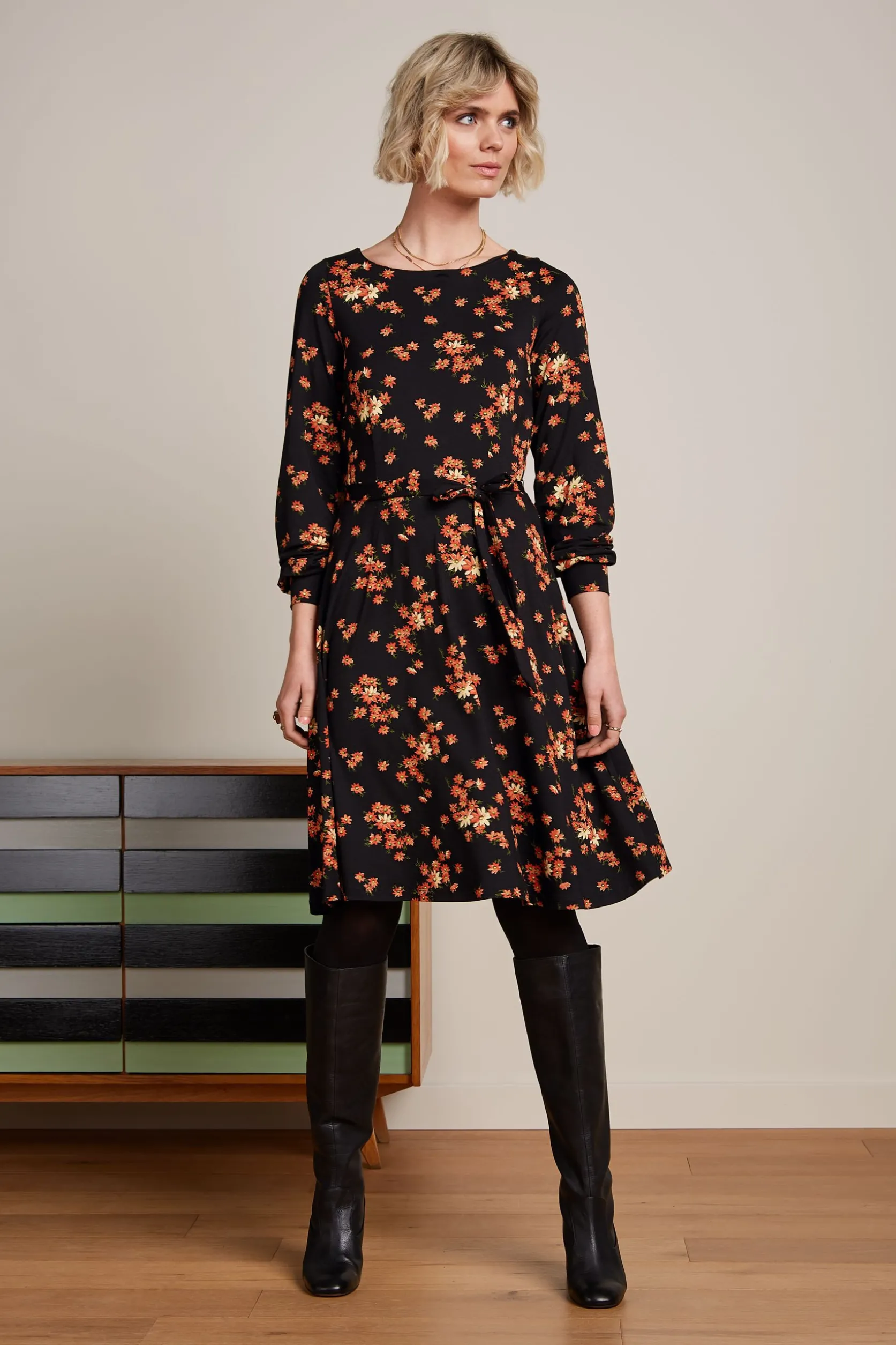Betty Bellsleeve Dress Rivera*King Louie Best