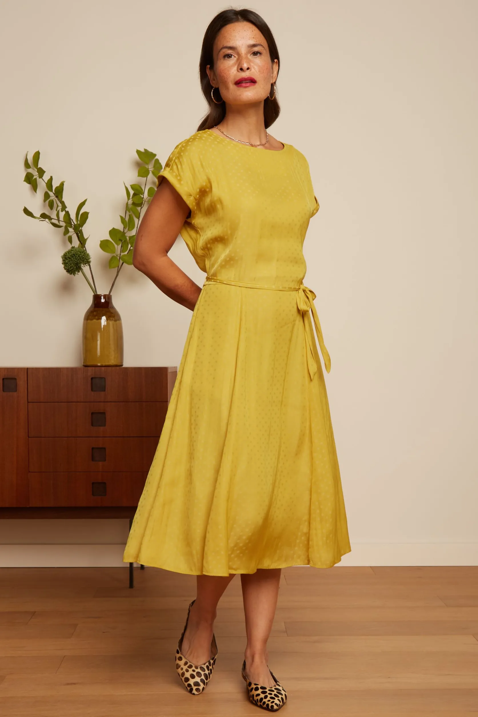 Betty Loose Fit Dress Bisque*King Louie New