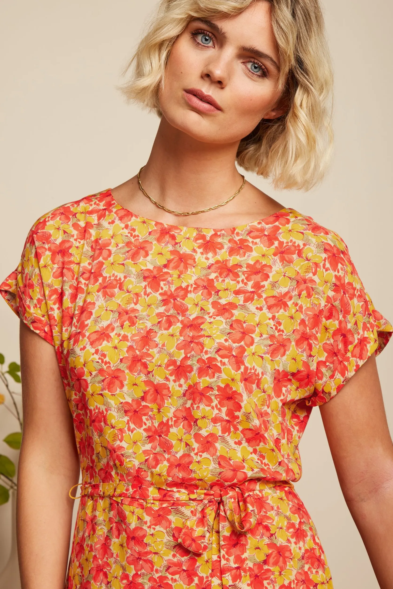 Betty Loose Fit Dress Doree*King Louie Hot