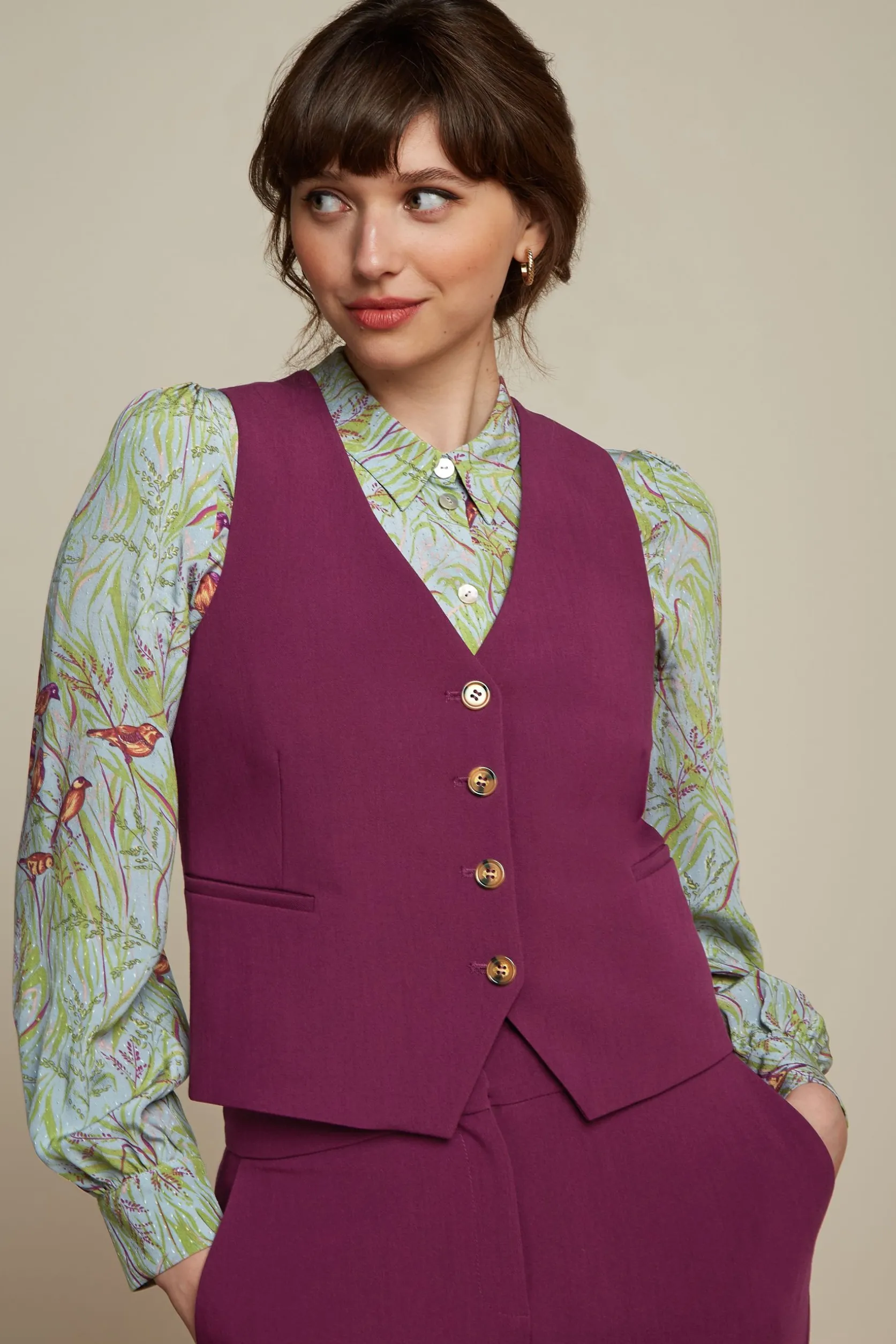 Bianca Gilet Simonet*King Louie Shop