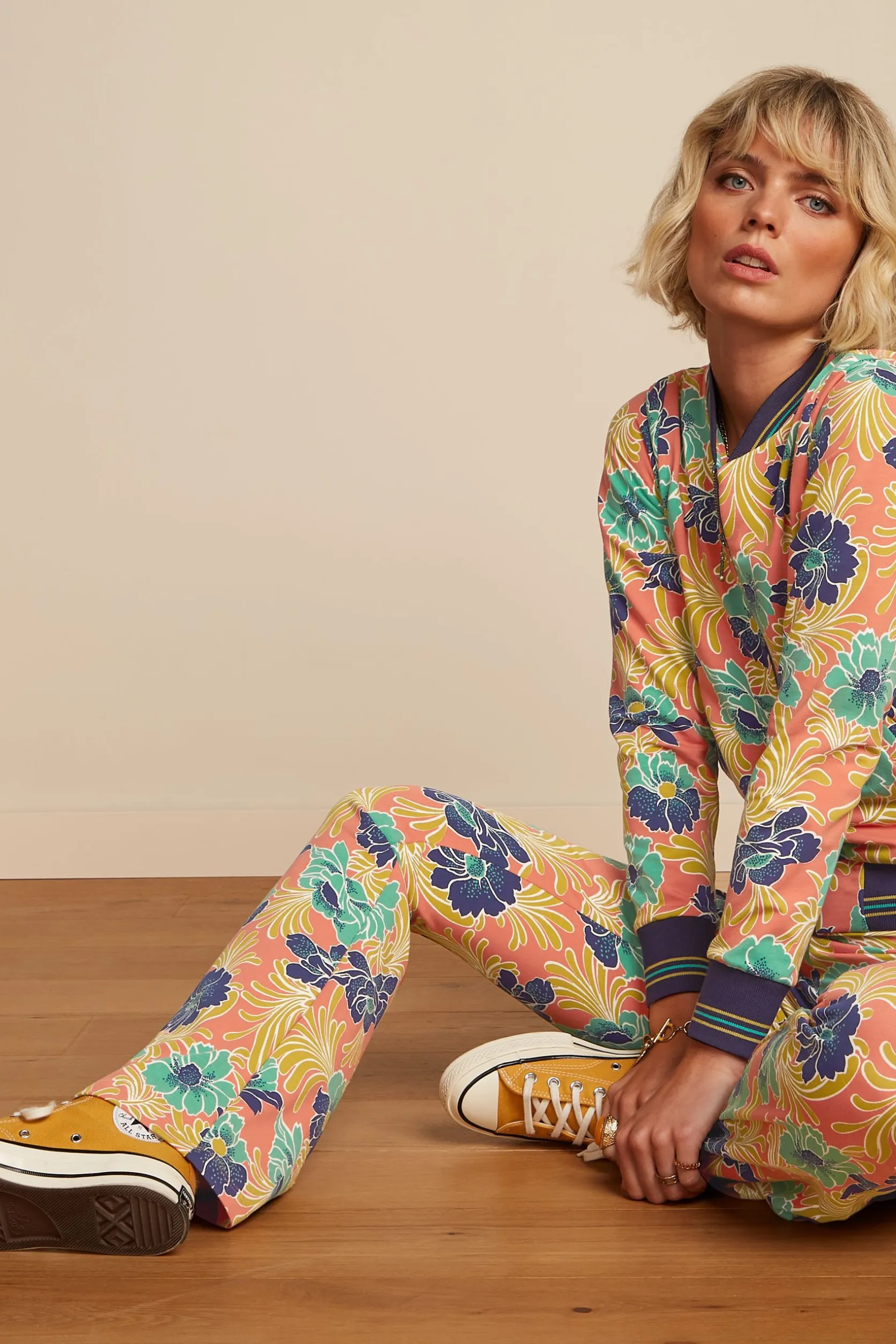 Border Flared Pants Lake*King Louie Best Sale