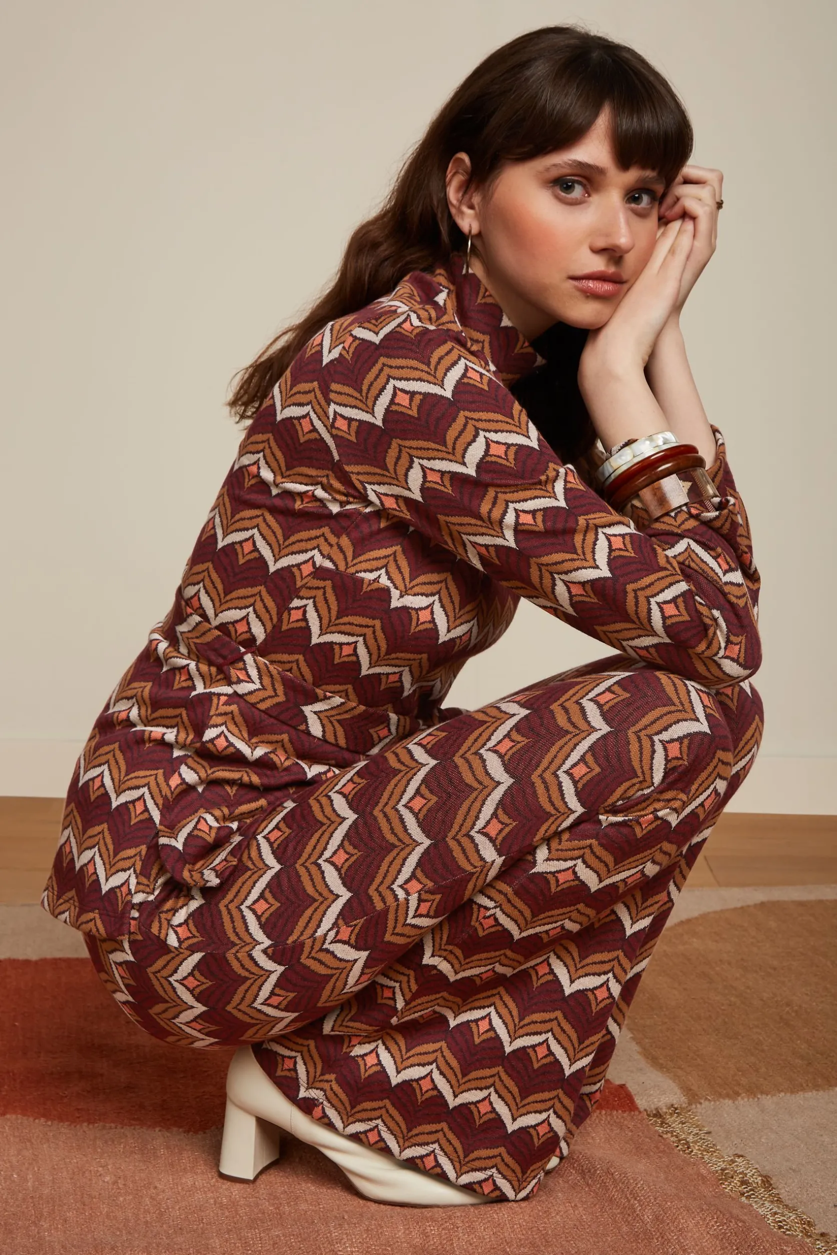 Border Flared Pants Lounge*King Louie Clearance