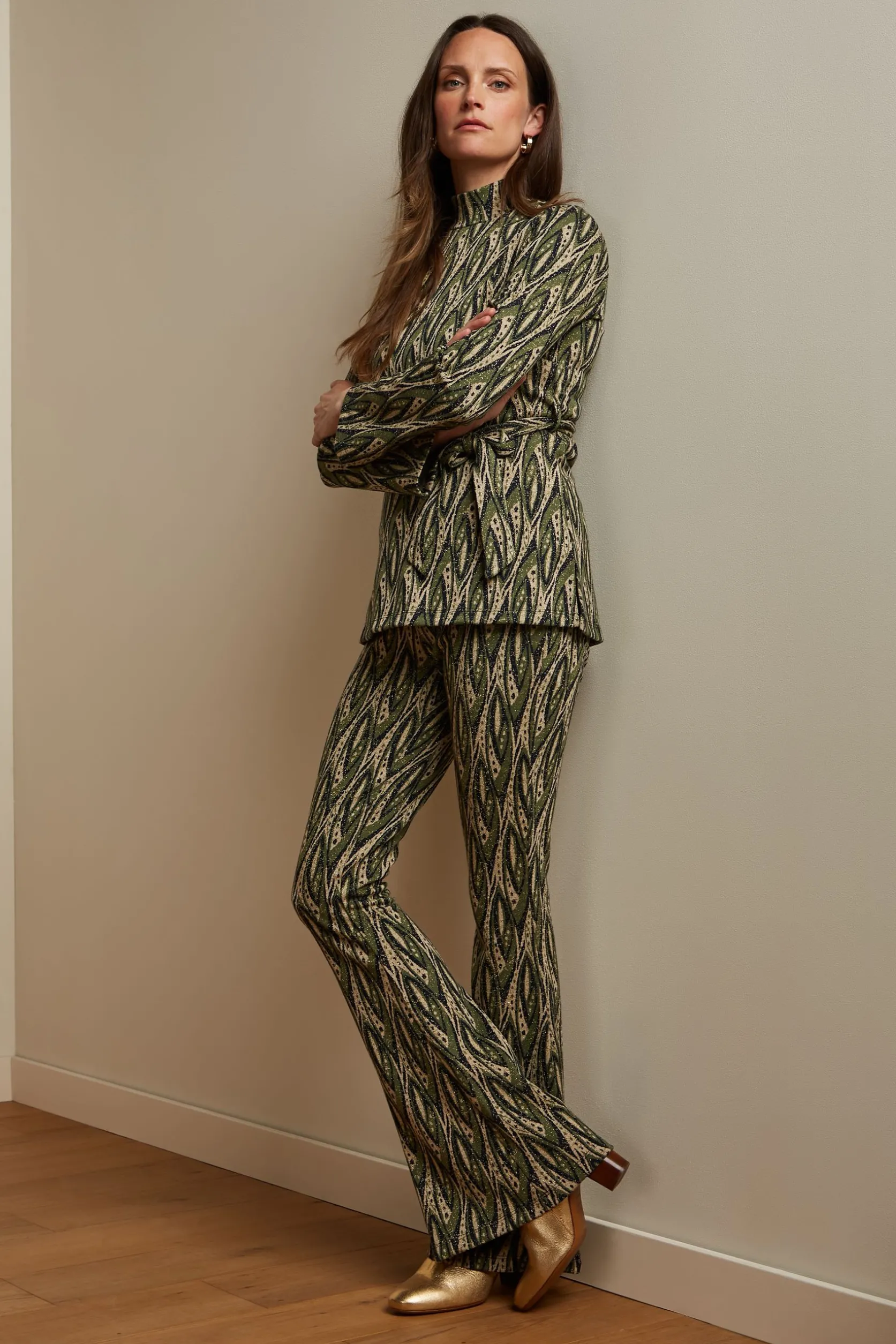 Border Flared Pants Victory*King Louie Cheap