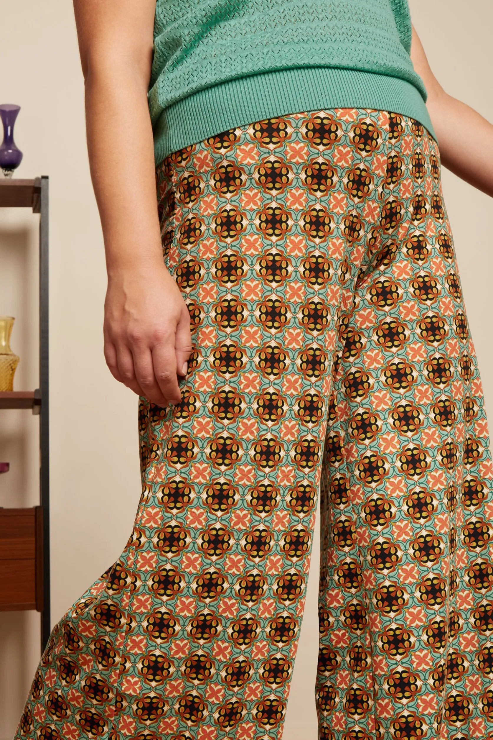 Border Palazzo Pants Casey*King Louie Discount