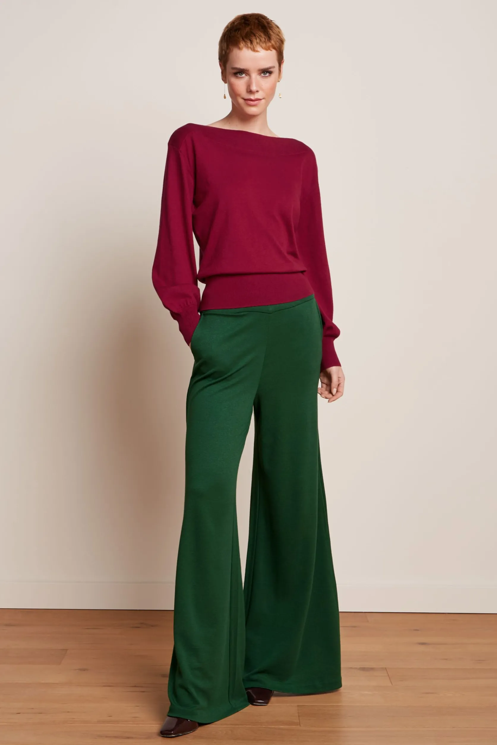 Border Palazzo Pants Milano Crepe*King Louie Outlet