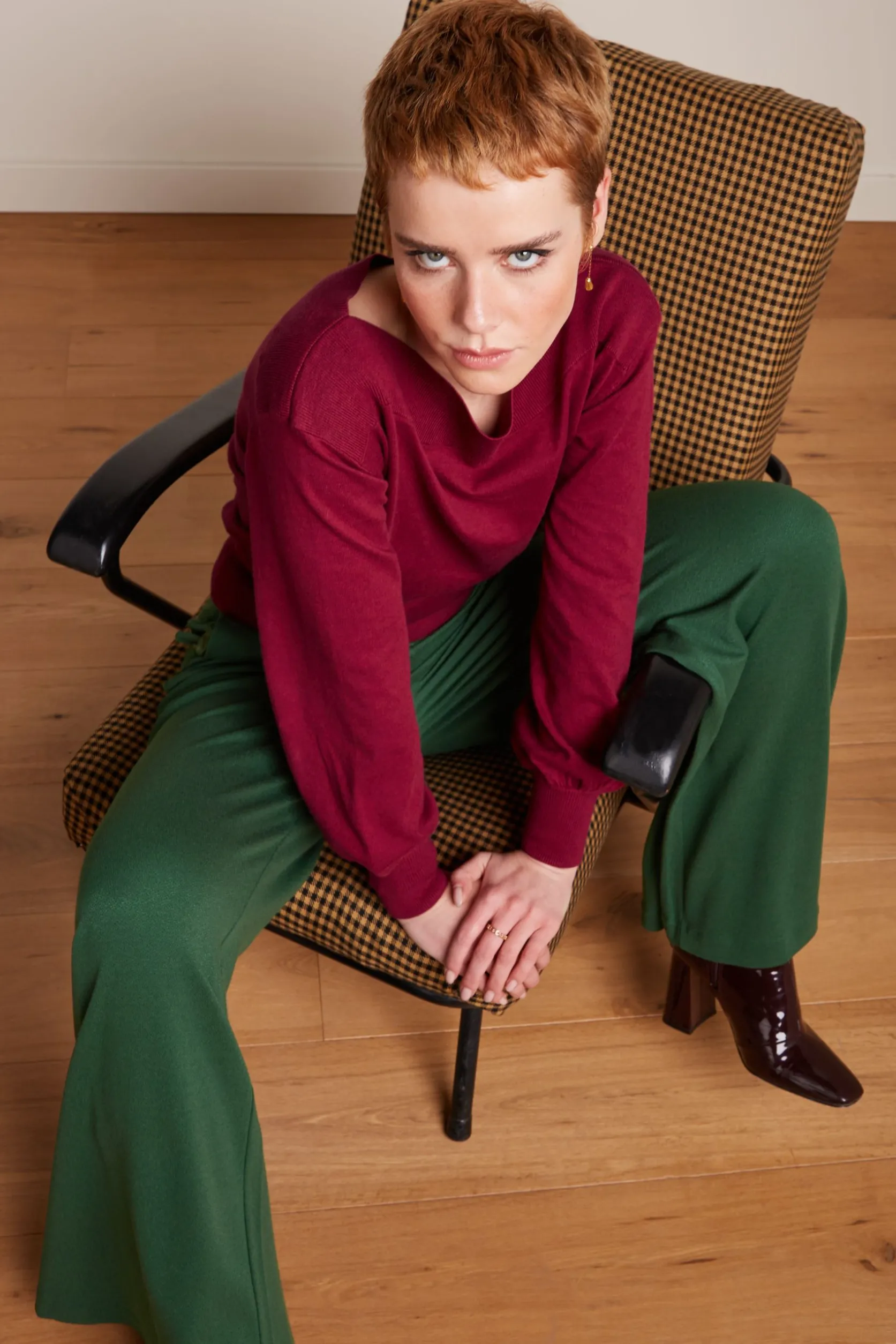 Border Palazzo Pants Milano Crepe*King Louie Outlet