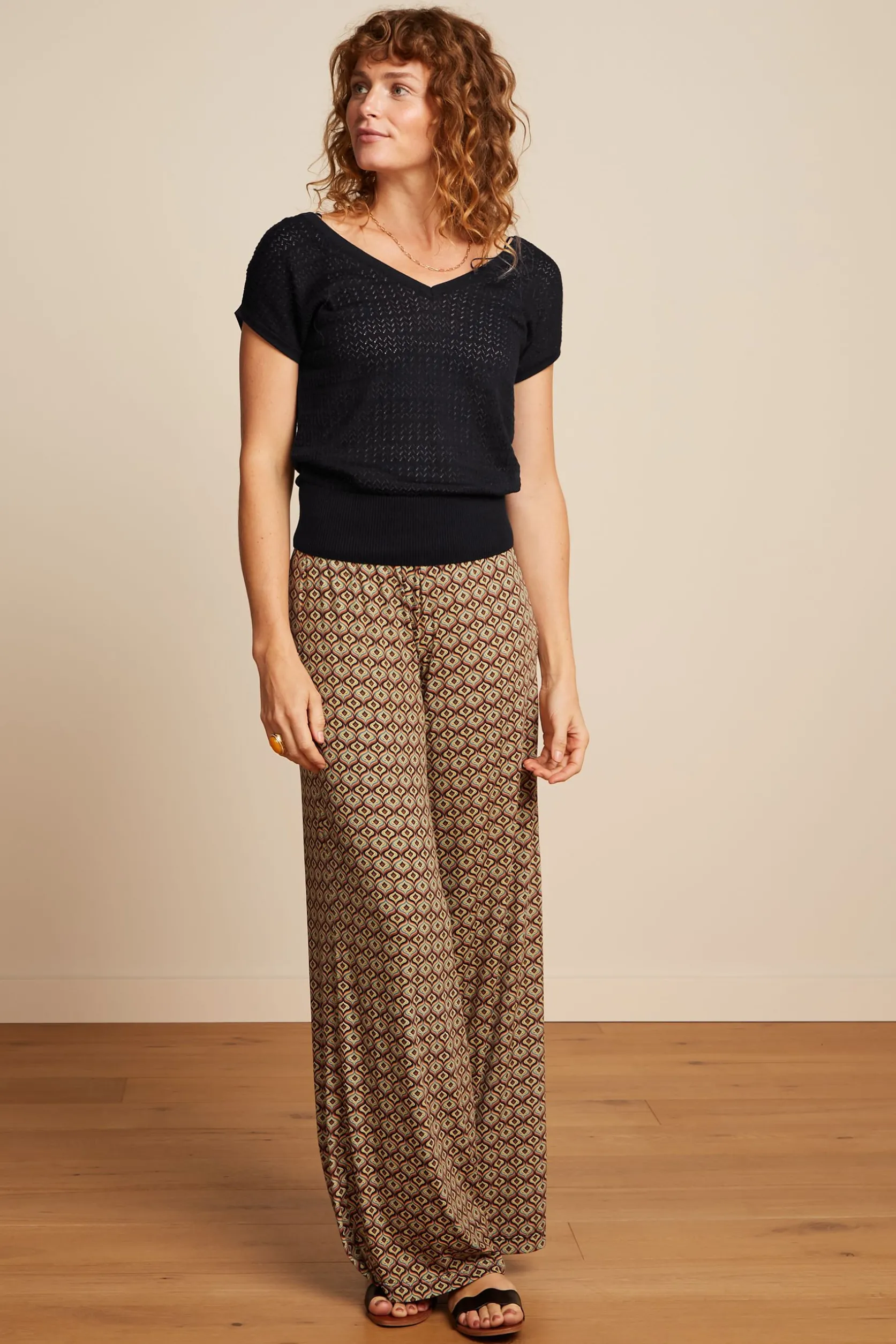 Border Palazzo Pants Smith*King Louie Outlet