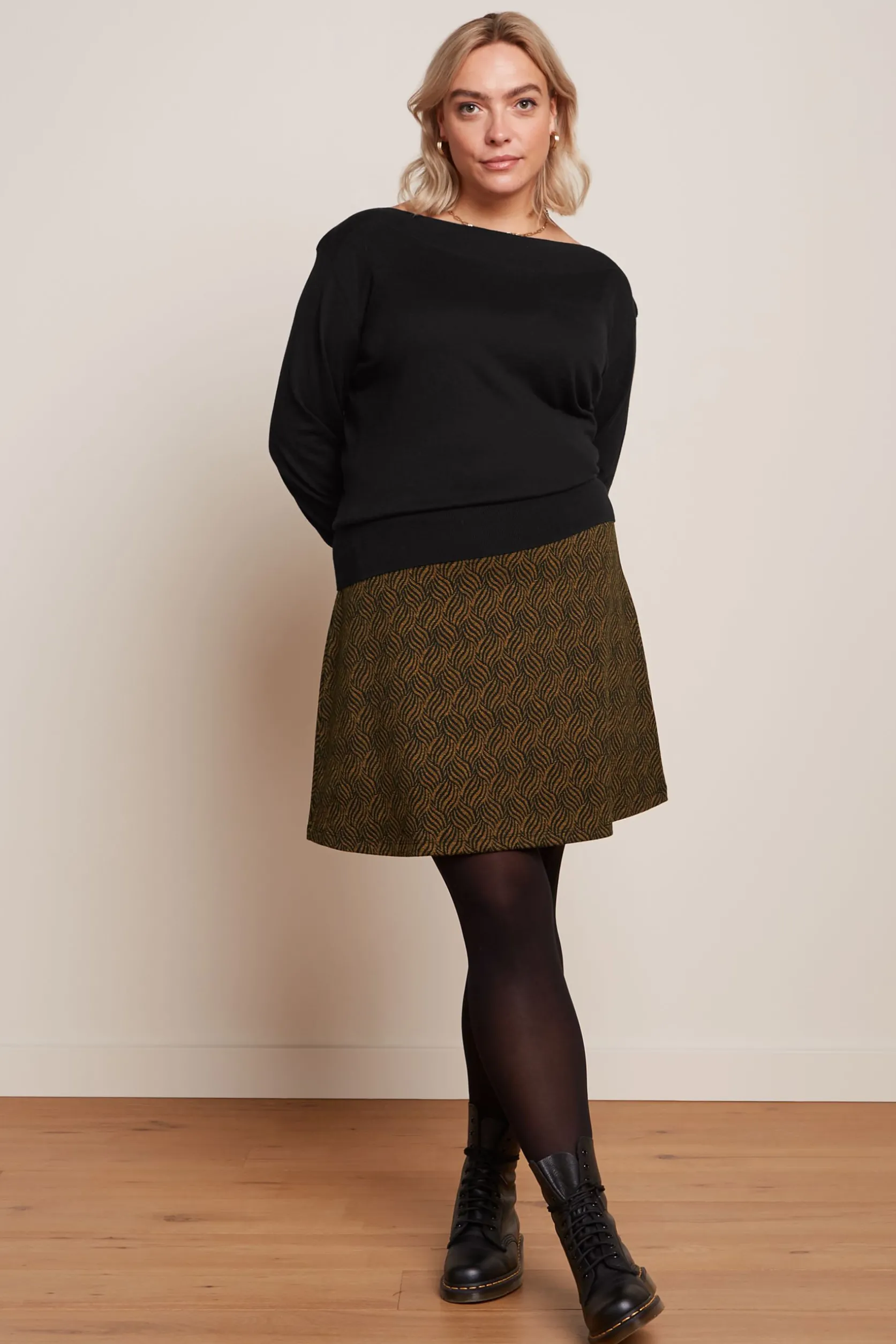 Border Skirt Ruby Jacquard*King Louie Online