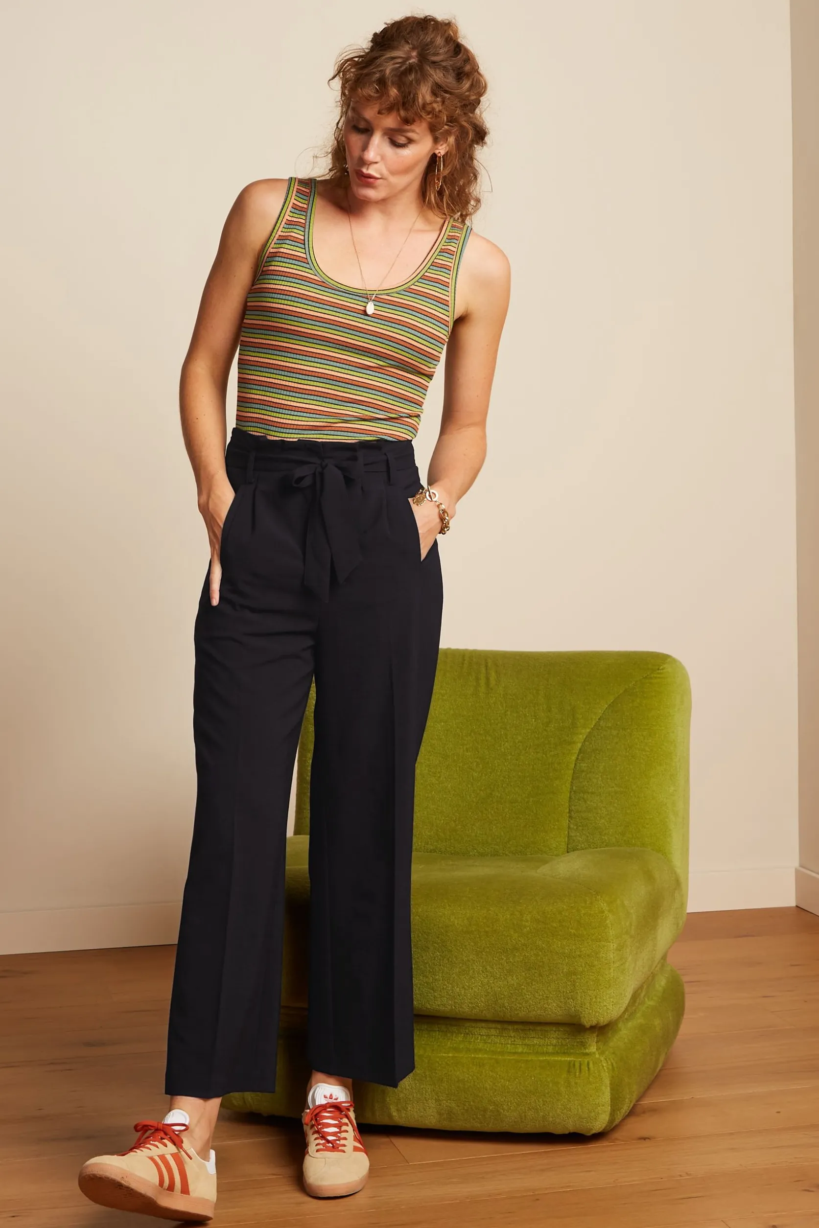 Brigitta Camisole Cleo Stripe*King Louie Cheap