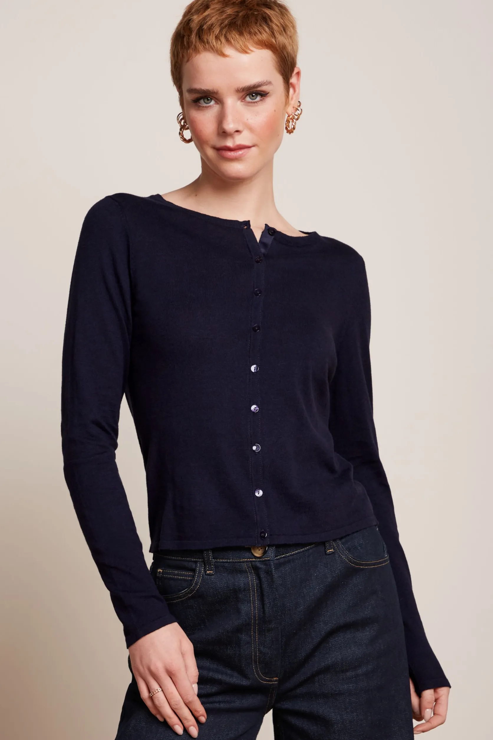 Cardi Roundneck Cocoon*King Louie Clearance