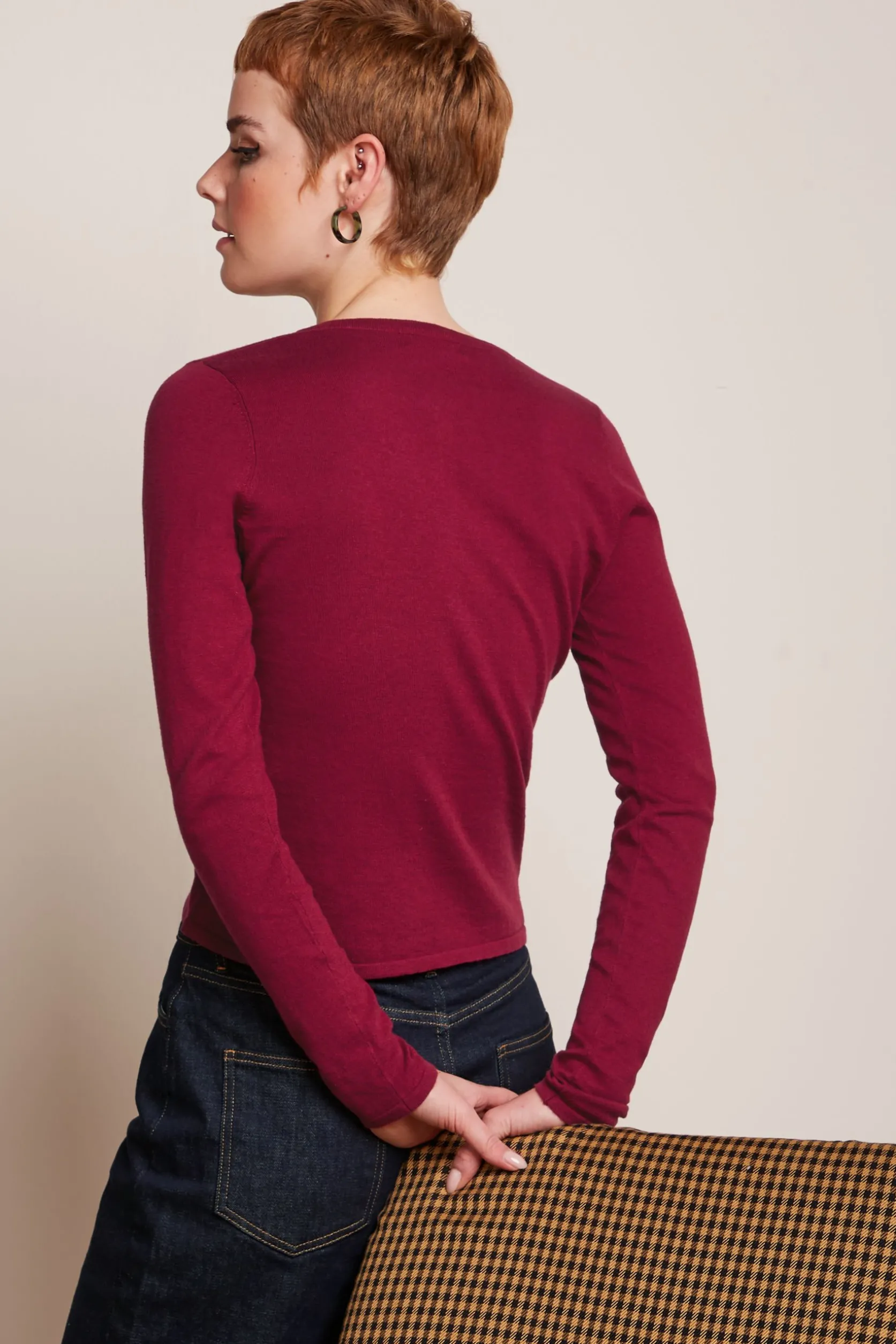 Cardi Roundneck Cocoon*King Louie New
