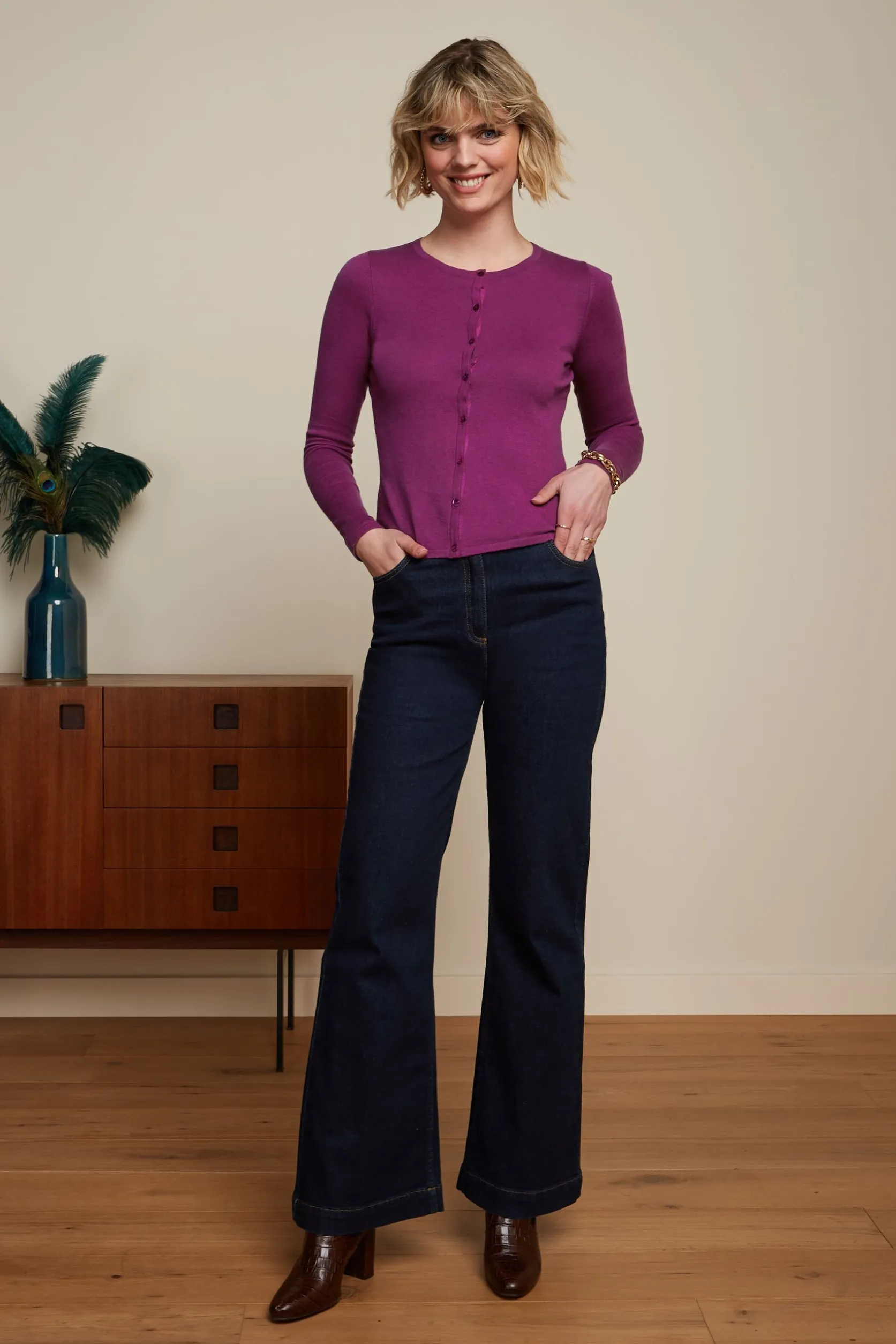 Cardi Roundneck Cocoon*King Louie Shop