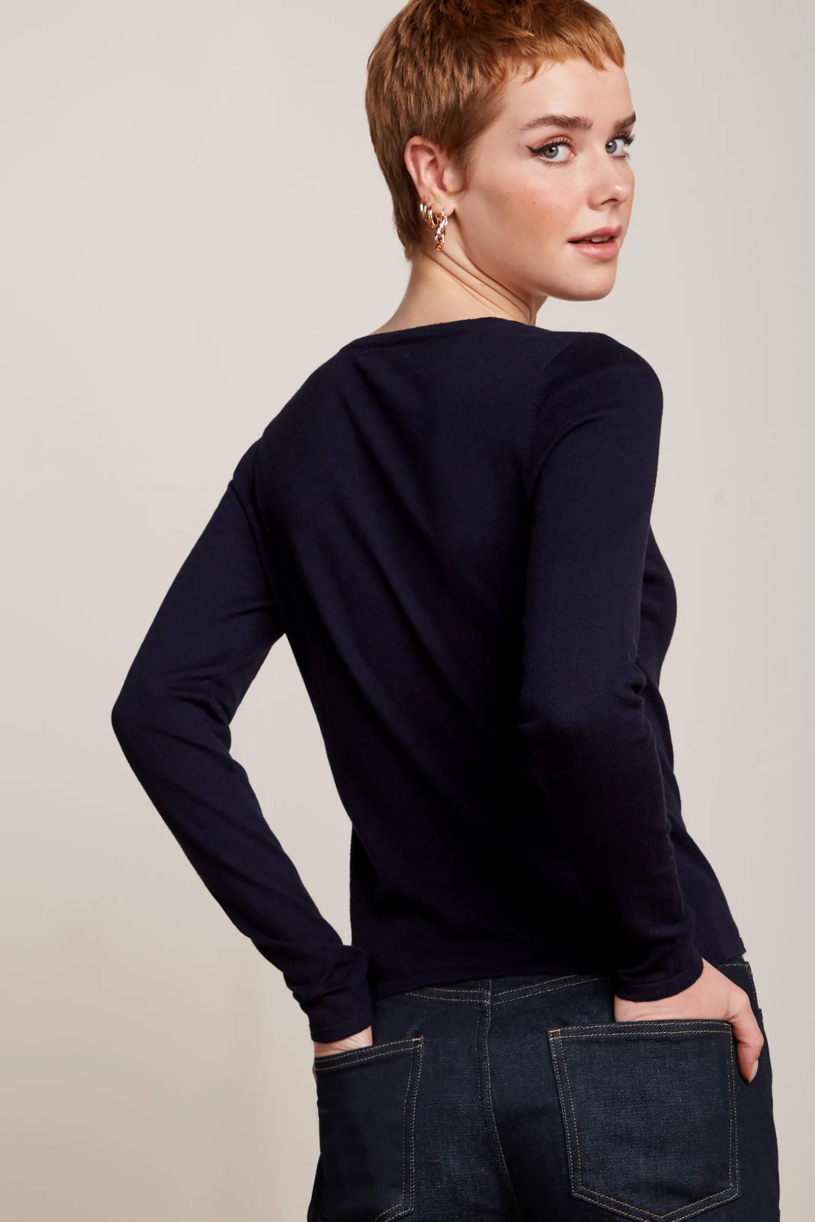 Cardi Roundneck Cocoon*King Louie Clearance