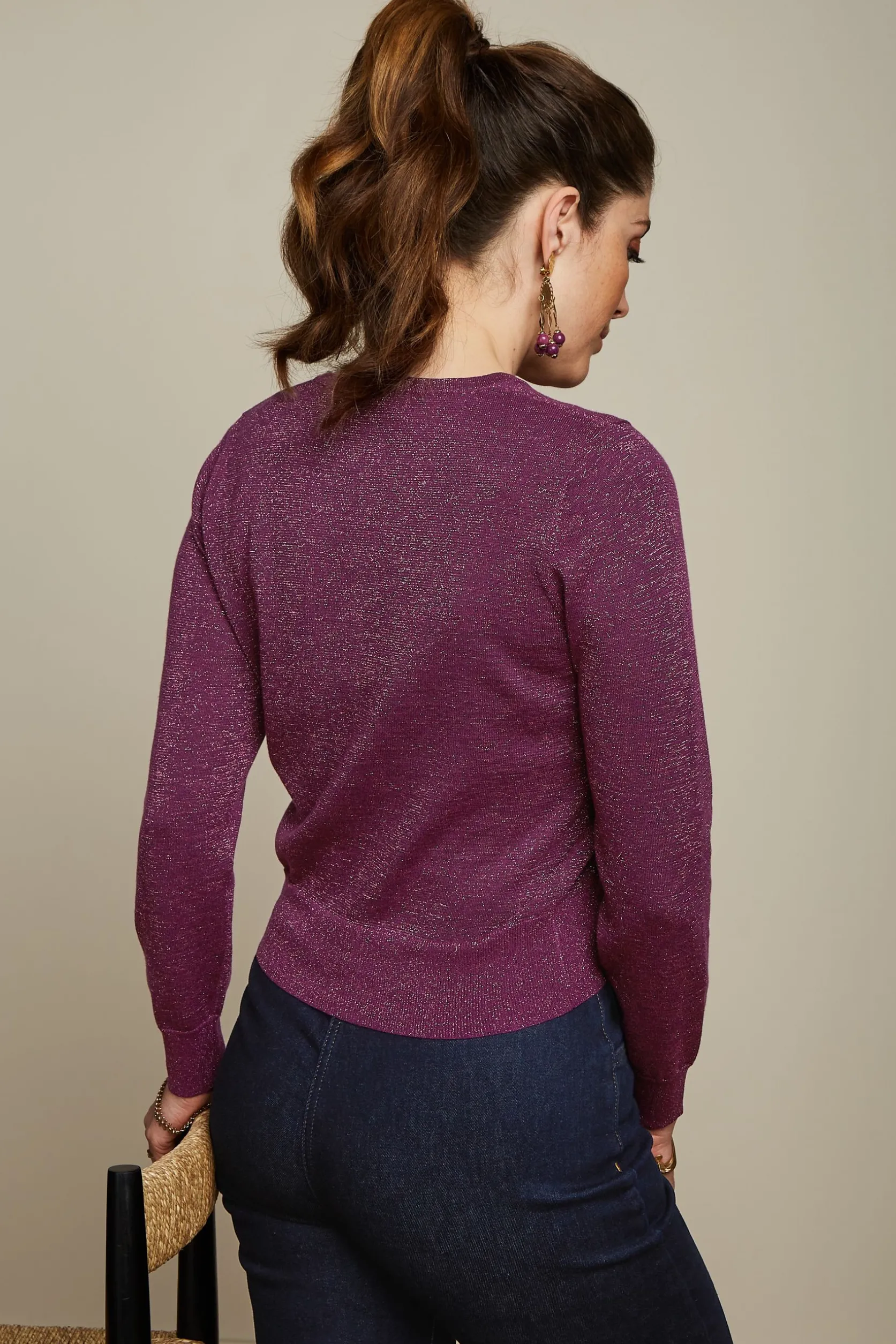 Cardi Roundneck Lapis*King Louie Sale