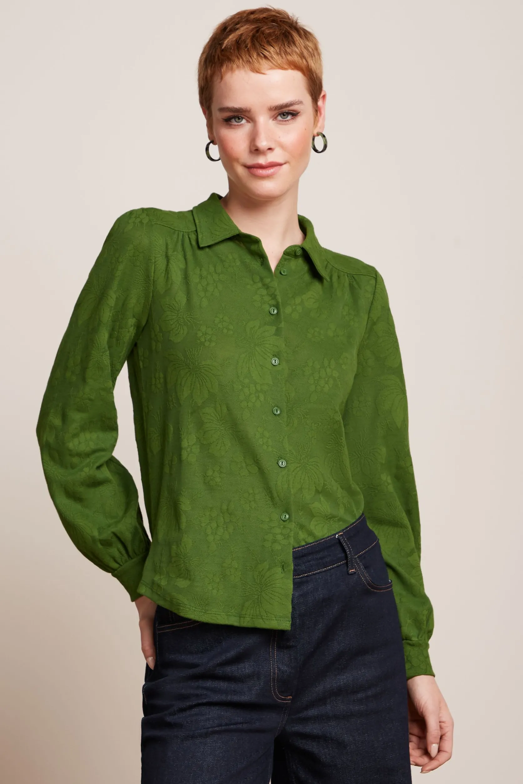 Carina Blouse Buzz Jacquard*King Louie Shop