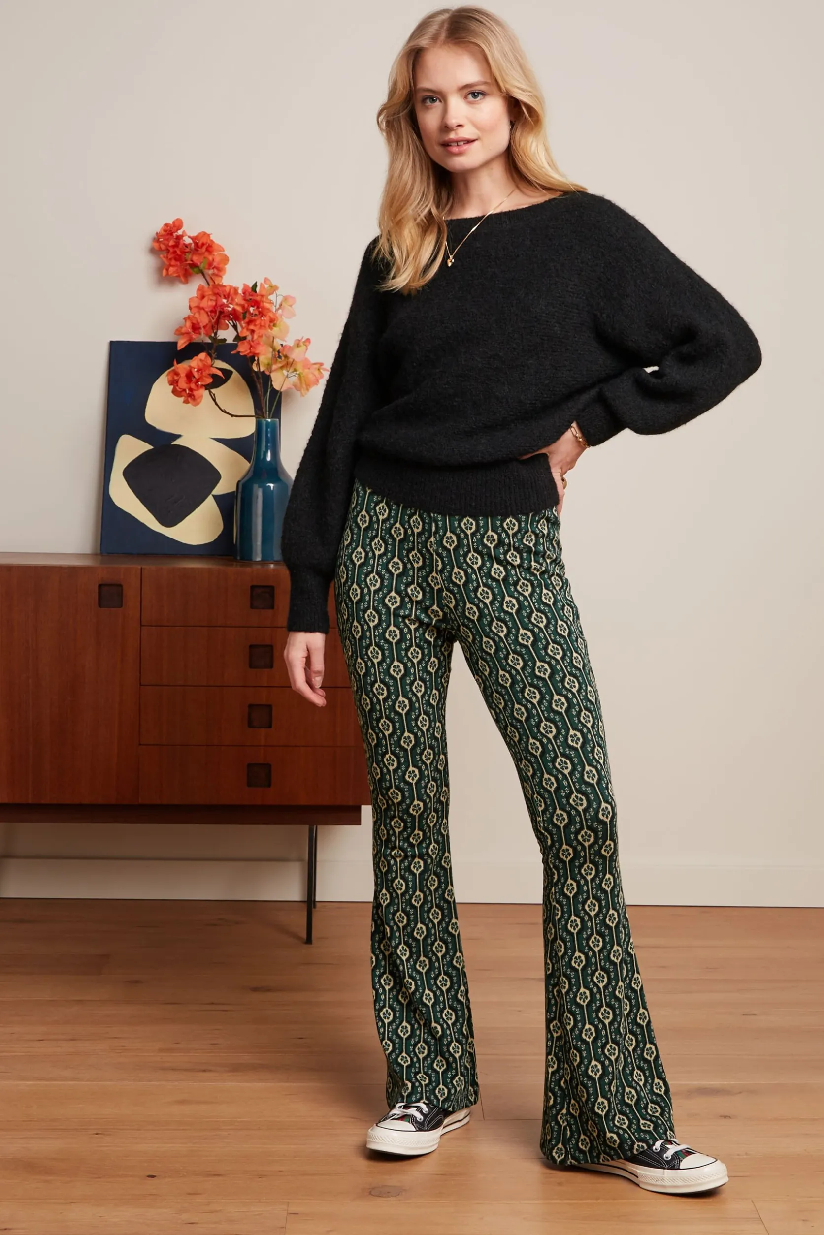 Flared Pants Carnaby*King Louie Best Sale