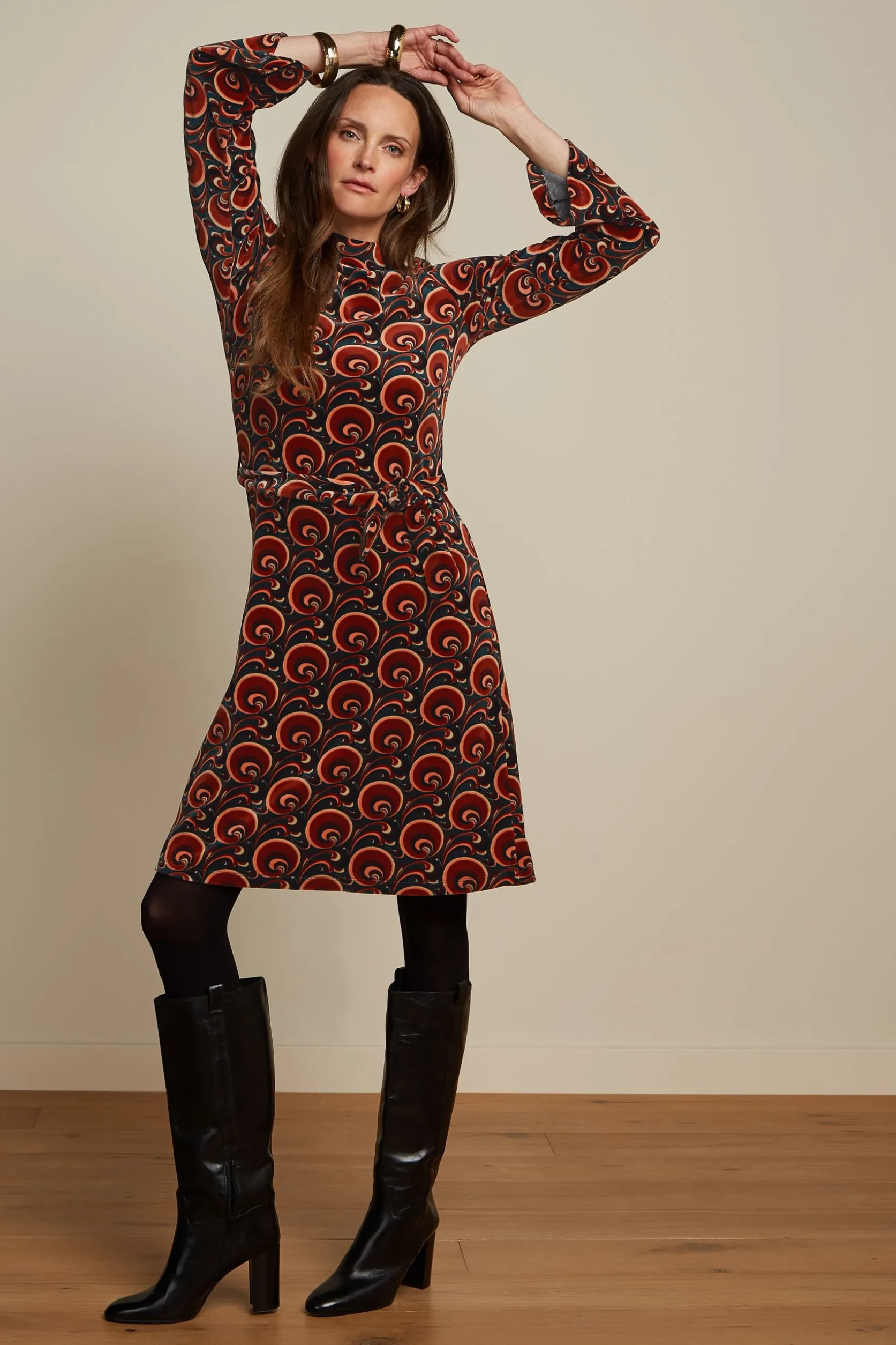 Heloisa Dress Patchouli*King Louie Cheap