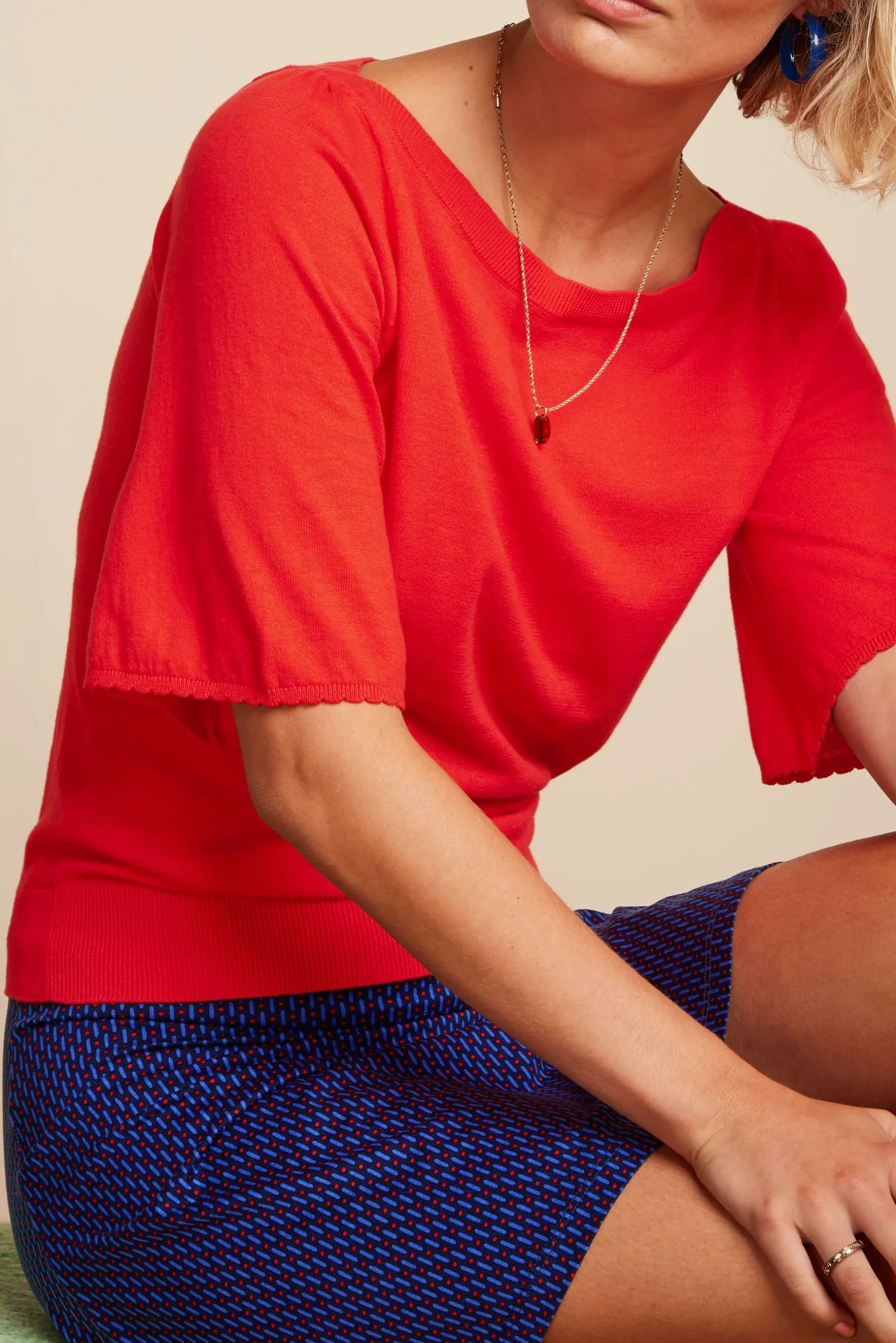 Ivy Top Wide Sleeve Club*King Louie Cheap