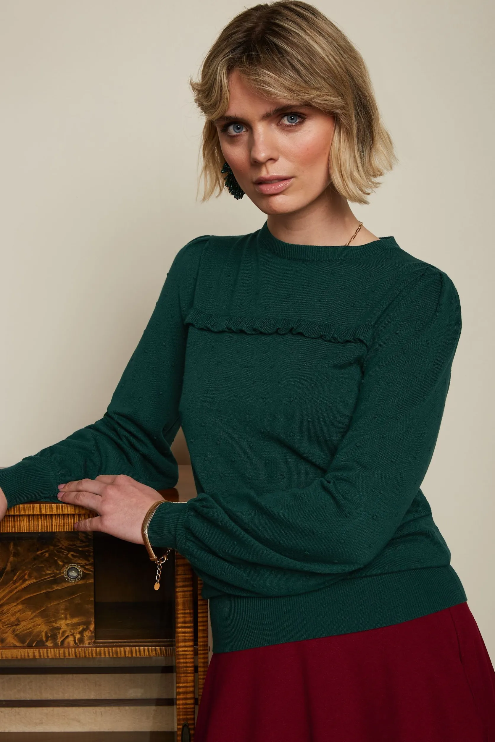 Jada Ruffle Top Droplet*King Louie Cheap