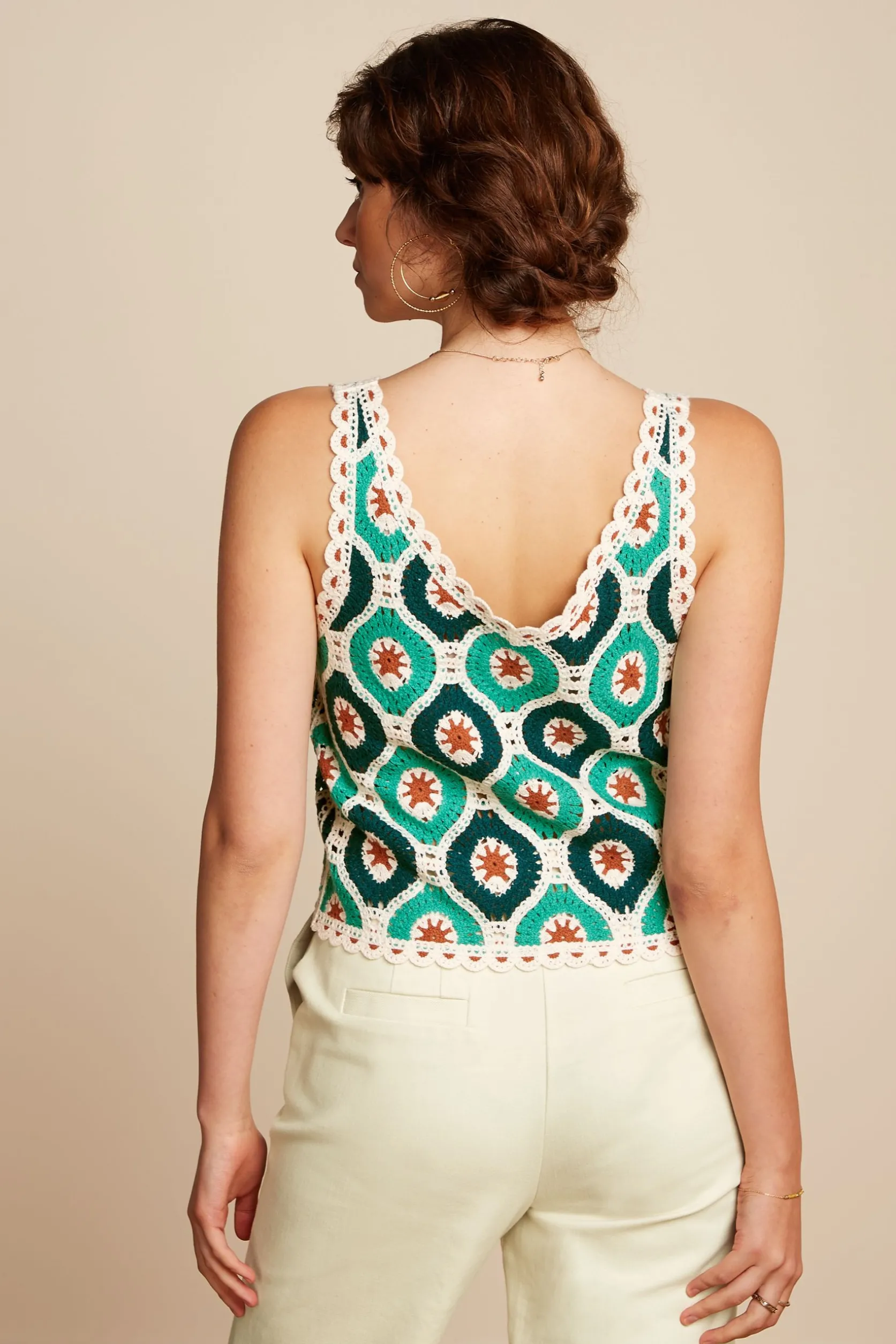 Janis Top Fray Crochet*King Louie New