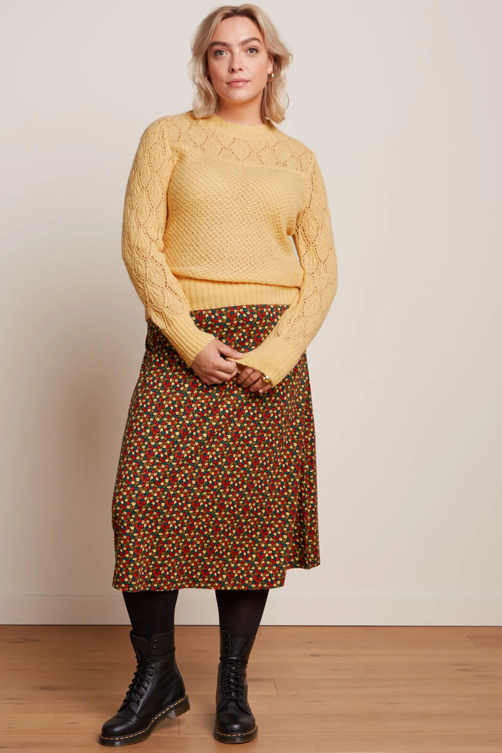 Jeannie Yoke Sweater Farfalle*King Louie Fashion