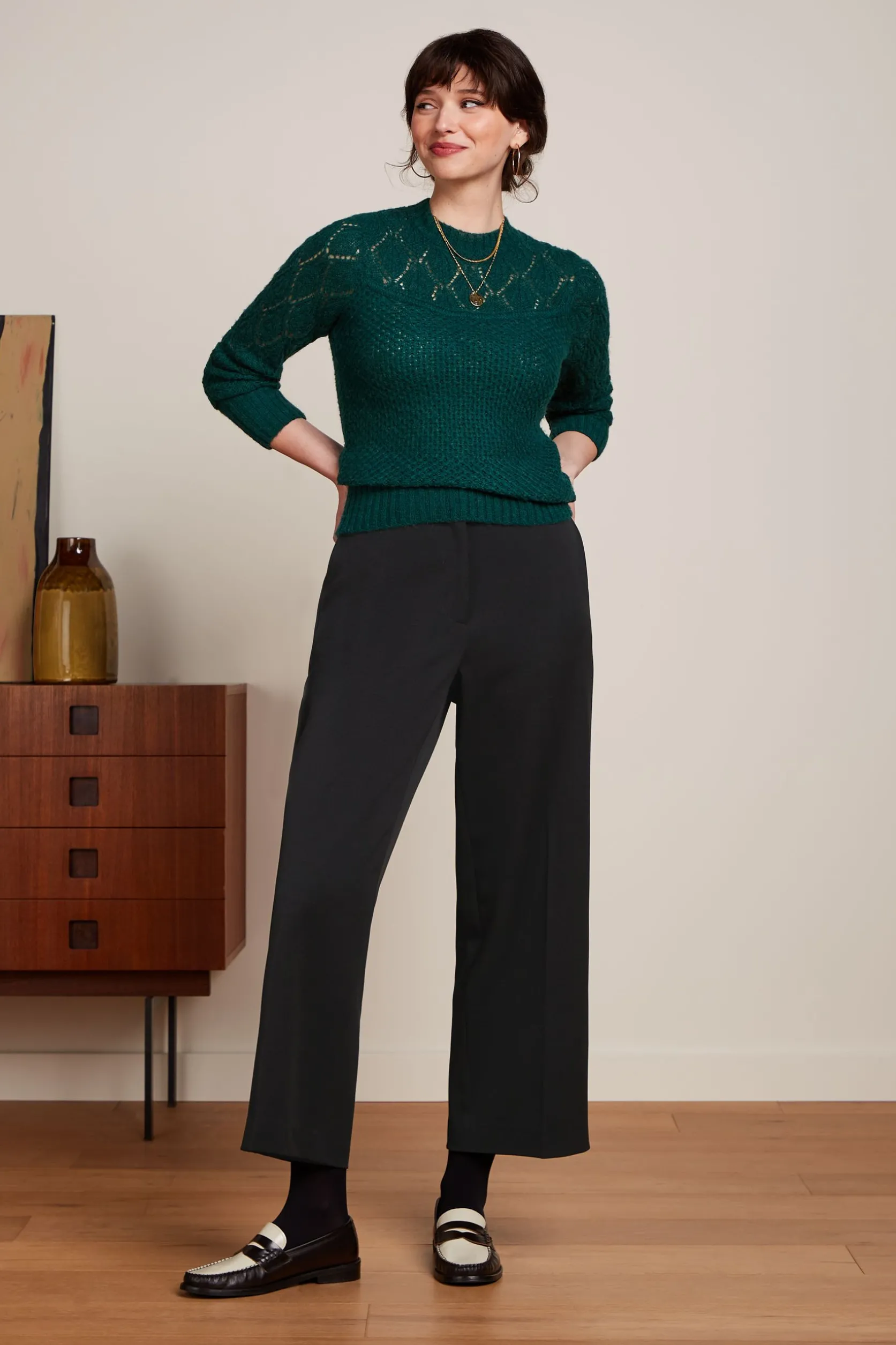 Jeannie Yoke Sweater Farfalle*King Louie Flash Sale