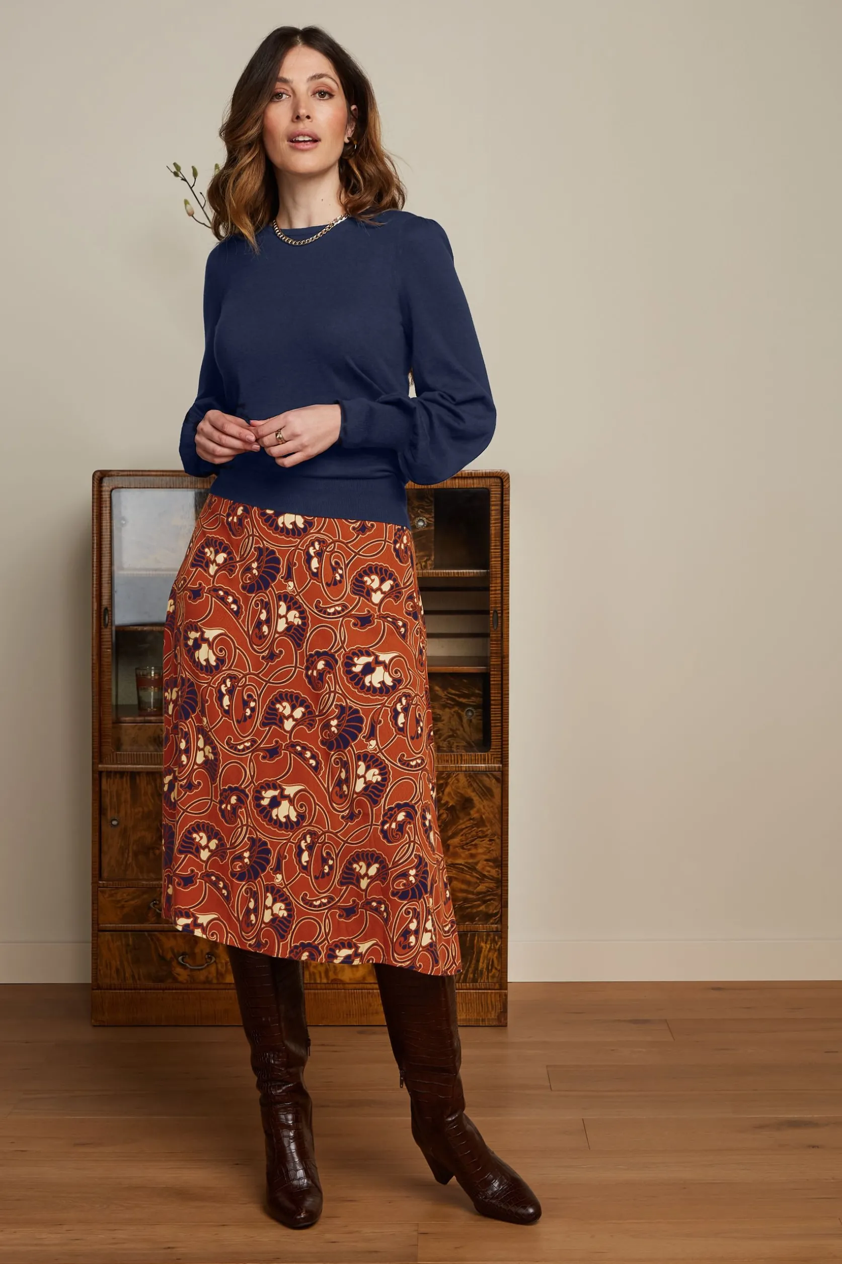 Juno Midi Skirt Cecilia*King Louie Cheap