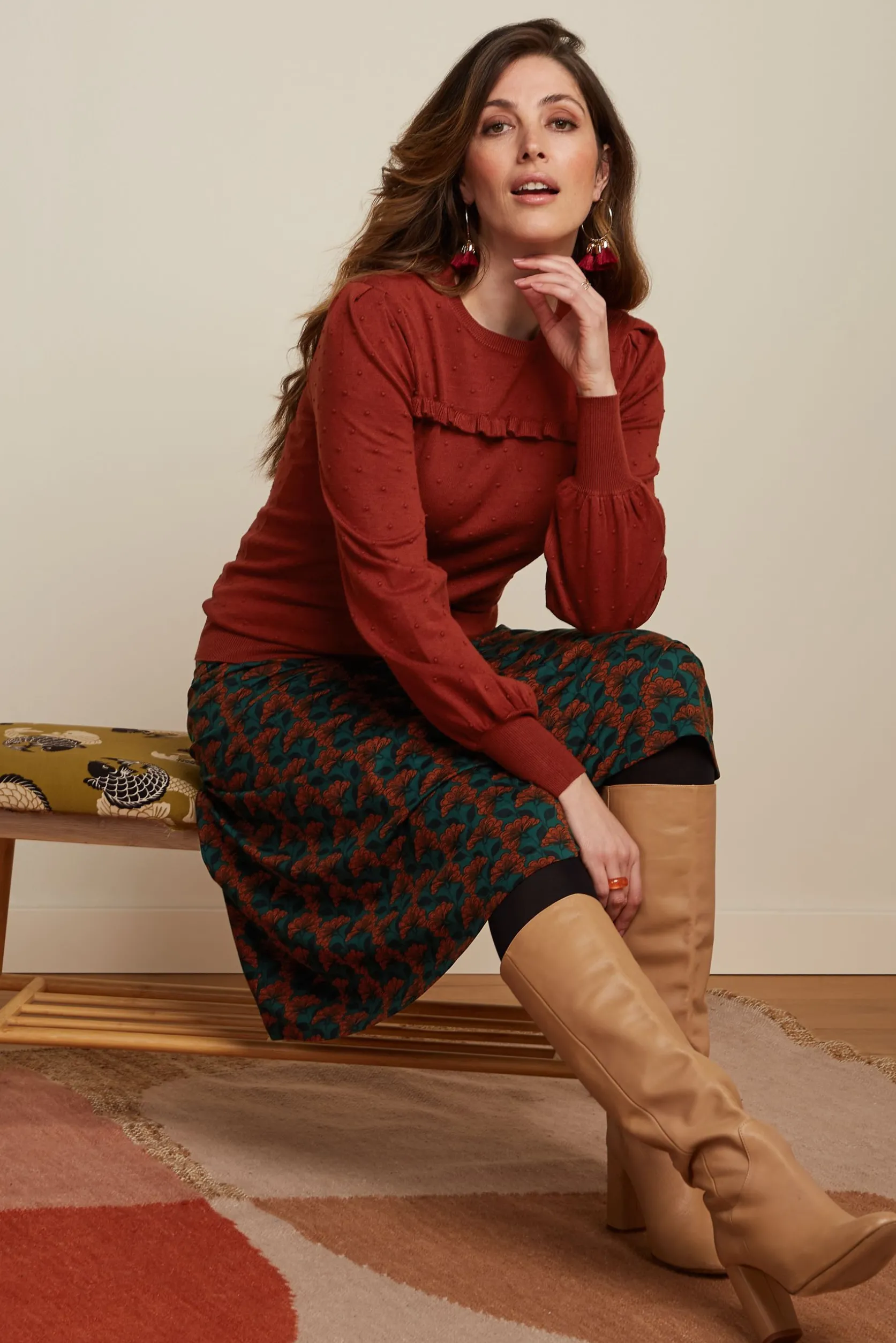 Juno Midi Skirt Noushh*King Louie Discount