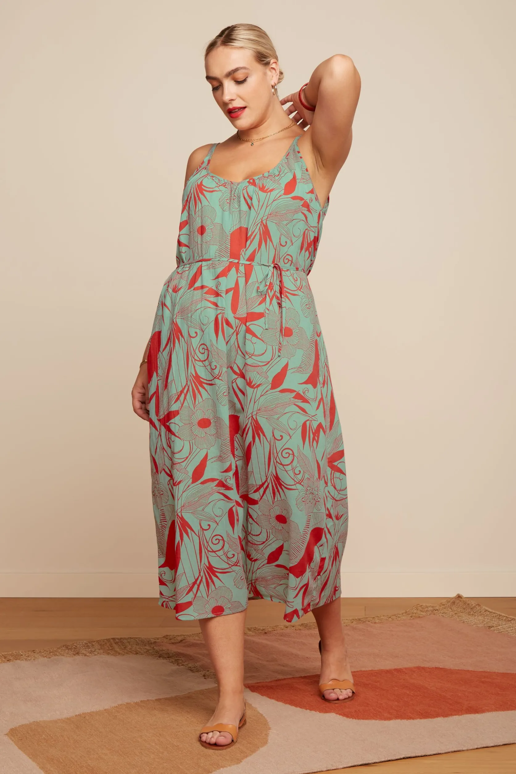 Lara Midi Dress Callier*King Louie Fashion