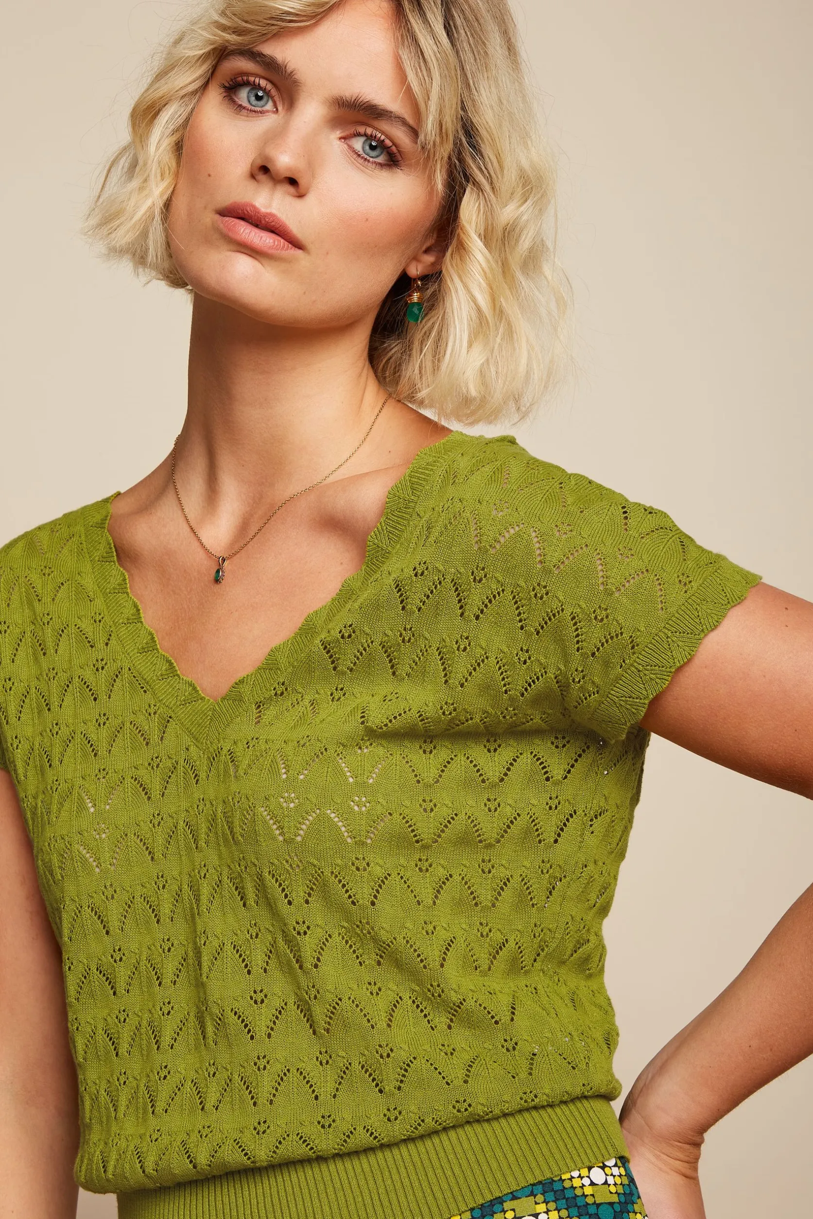 Lila V Top Rocky Ajour*King Louie Flash Sale