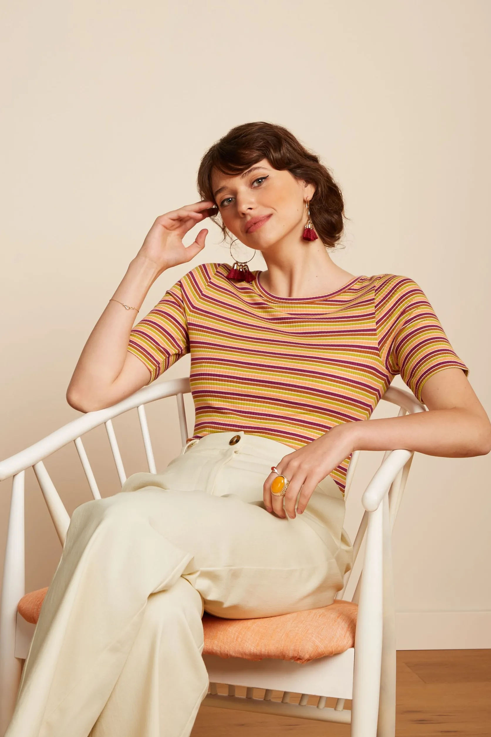 Lily Tee Cleo Stripe*King Louie Outlet