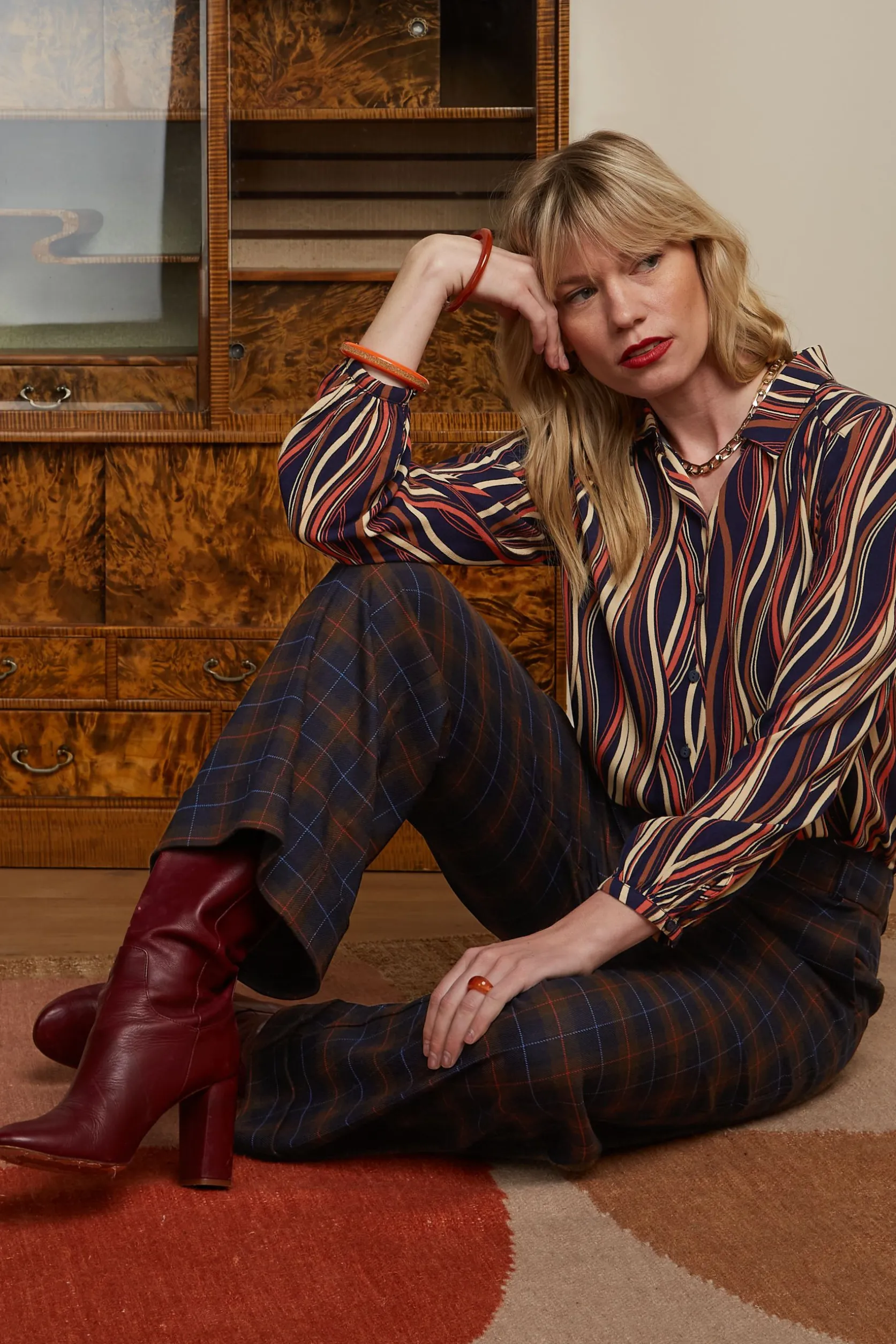 Lisa Culotte Pandora Check*King Louie Sale