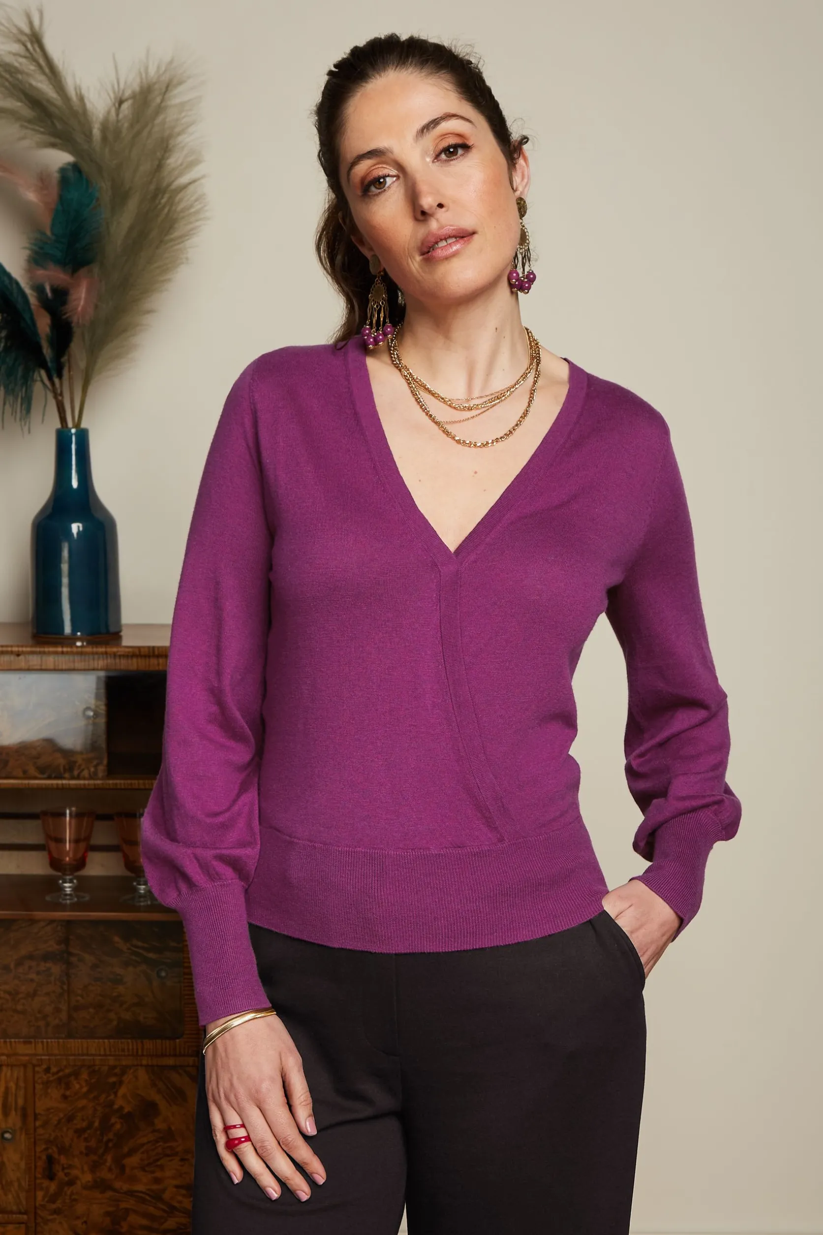 Lulu Wrap Top Cocoon*King Louie Online