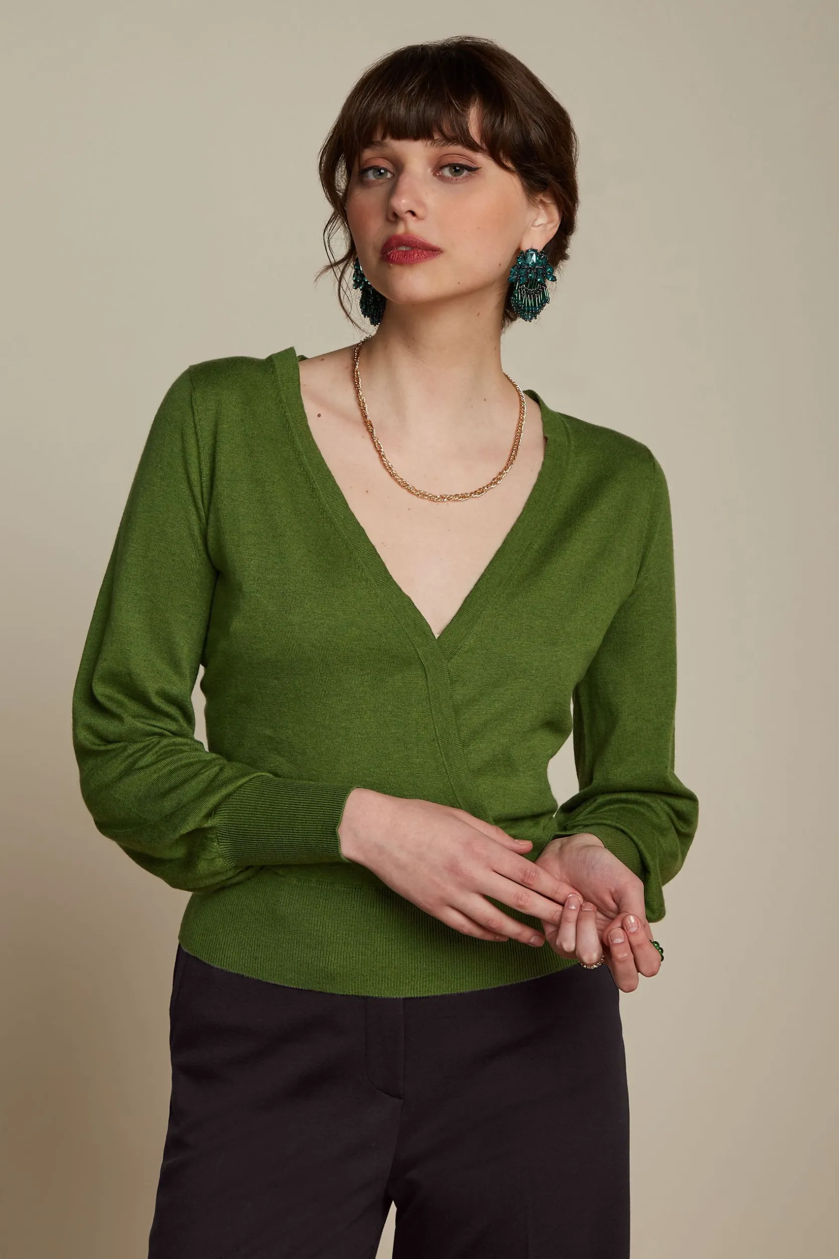 Lulu Wrap Top Cocoon*King Louie Cheap