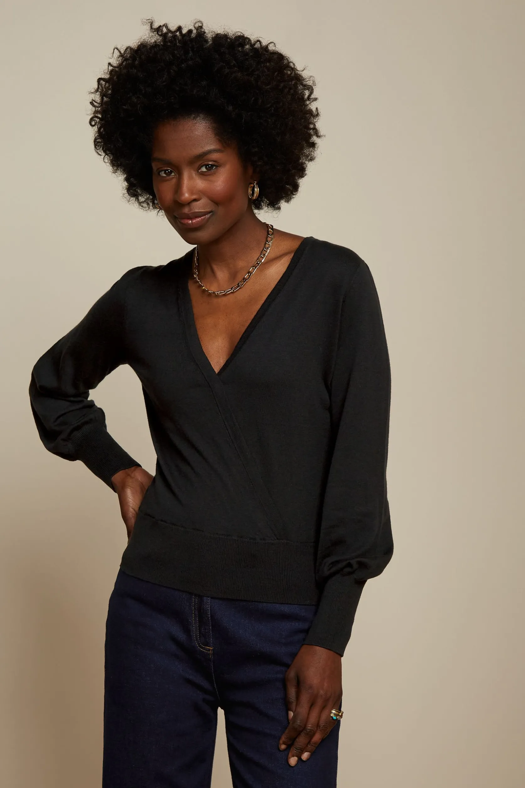Lulu Wrap Top Cocoon*King Louie Best Sale