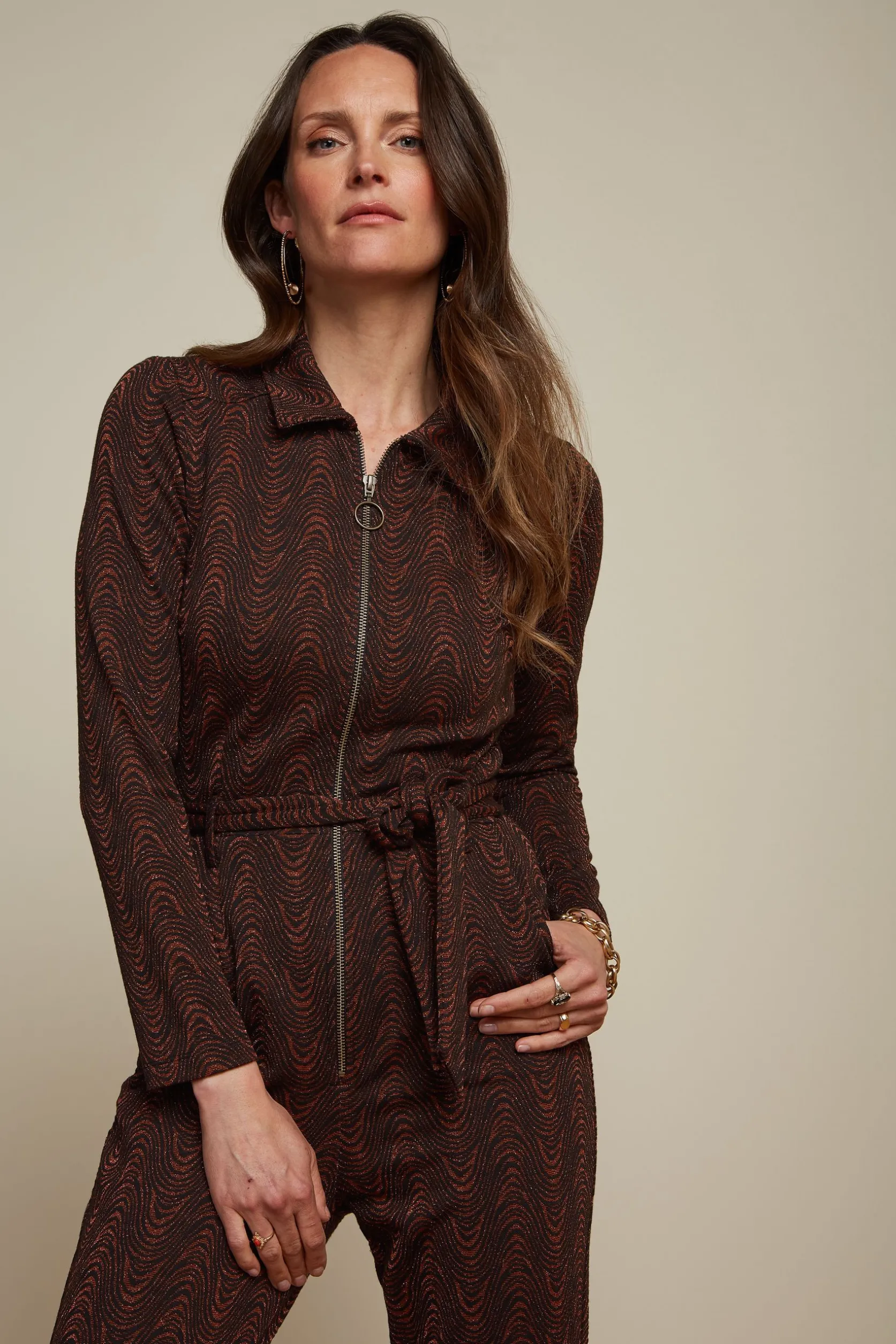 Macy Flared Jumpsuit Tempest*King Louie Cheap