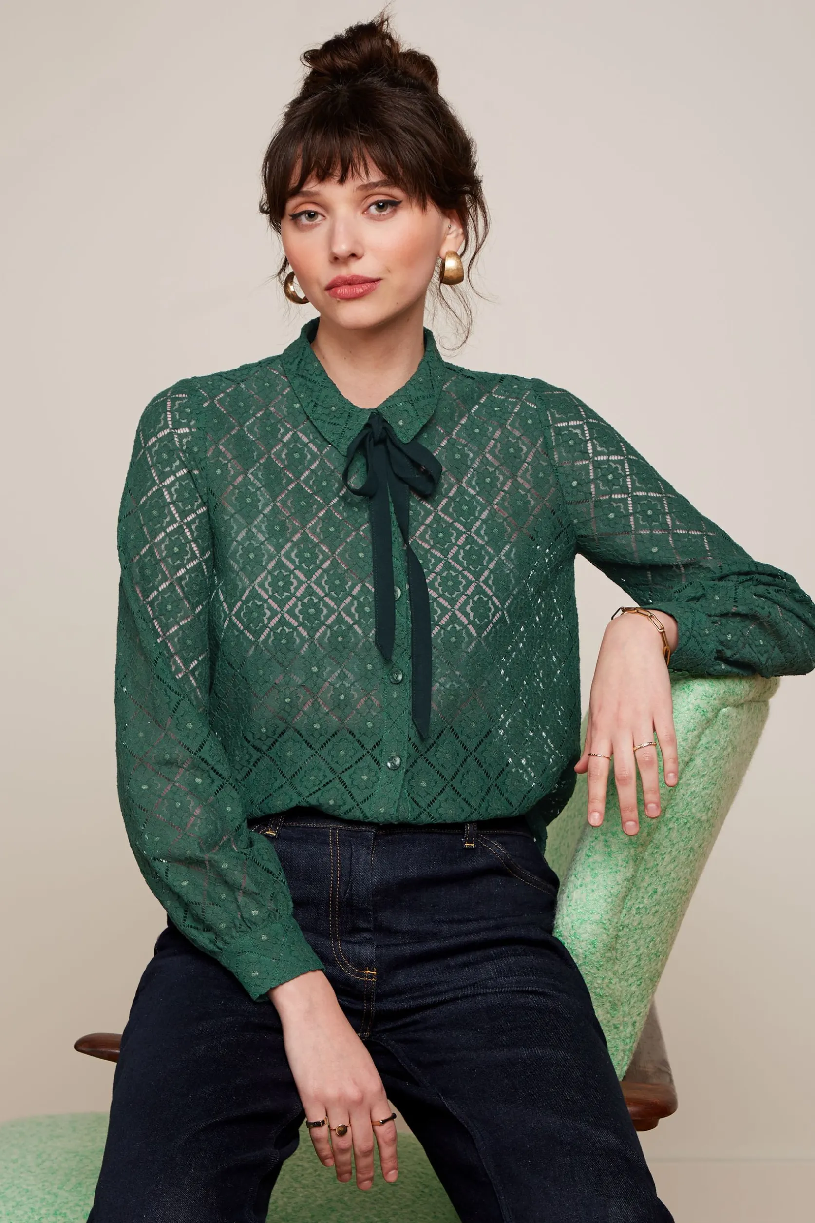 Maisie Blouse Artiste Lace*King Louie Fashion
