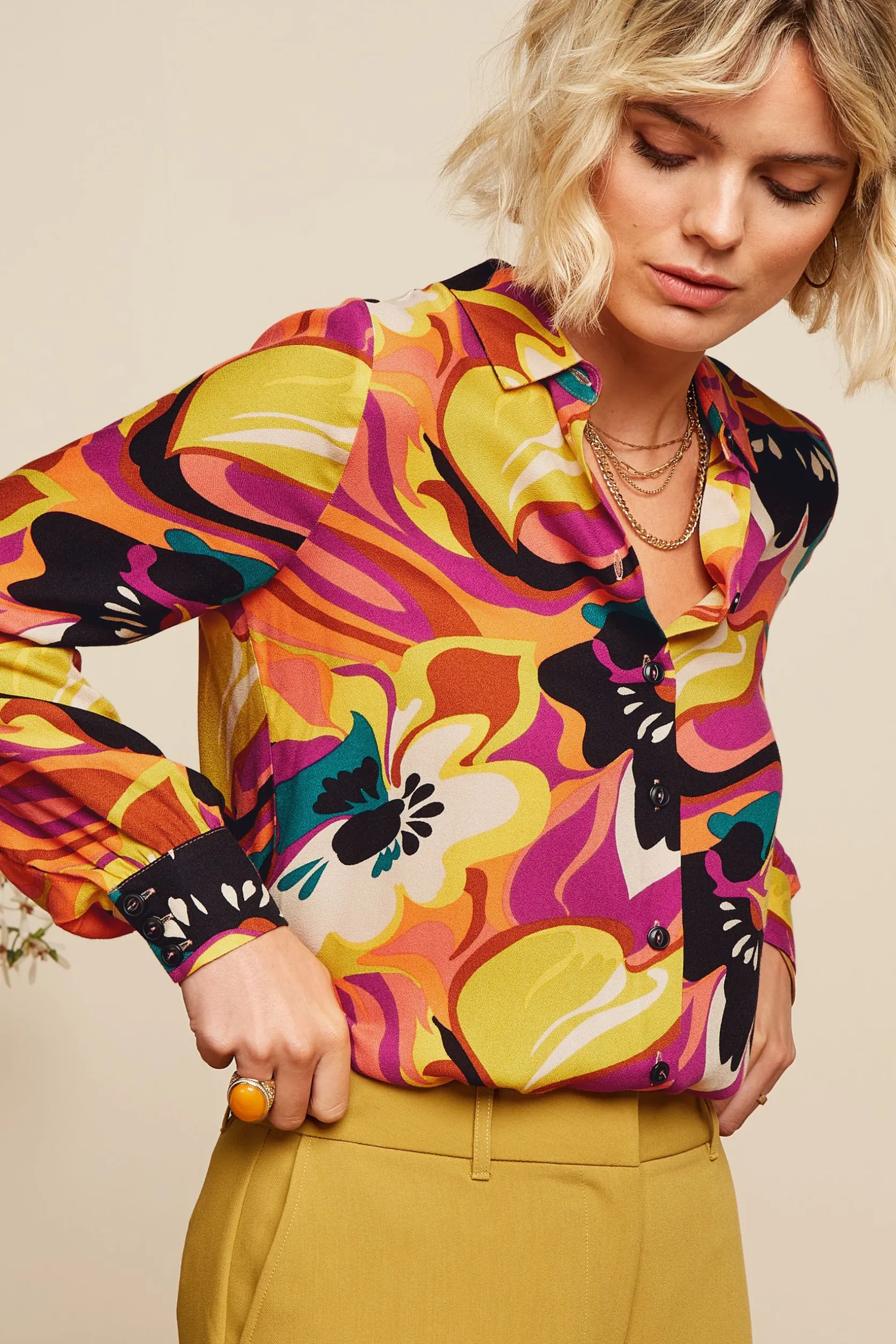Maisie Blouse Aurelio*King Louie Hot
