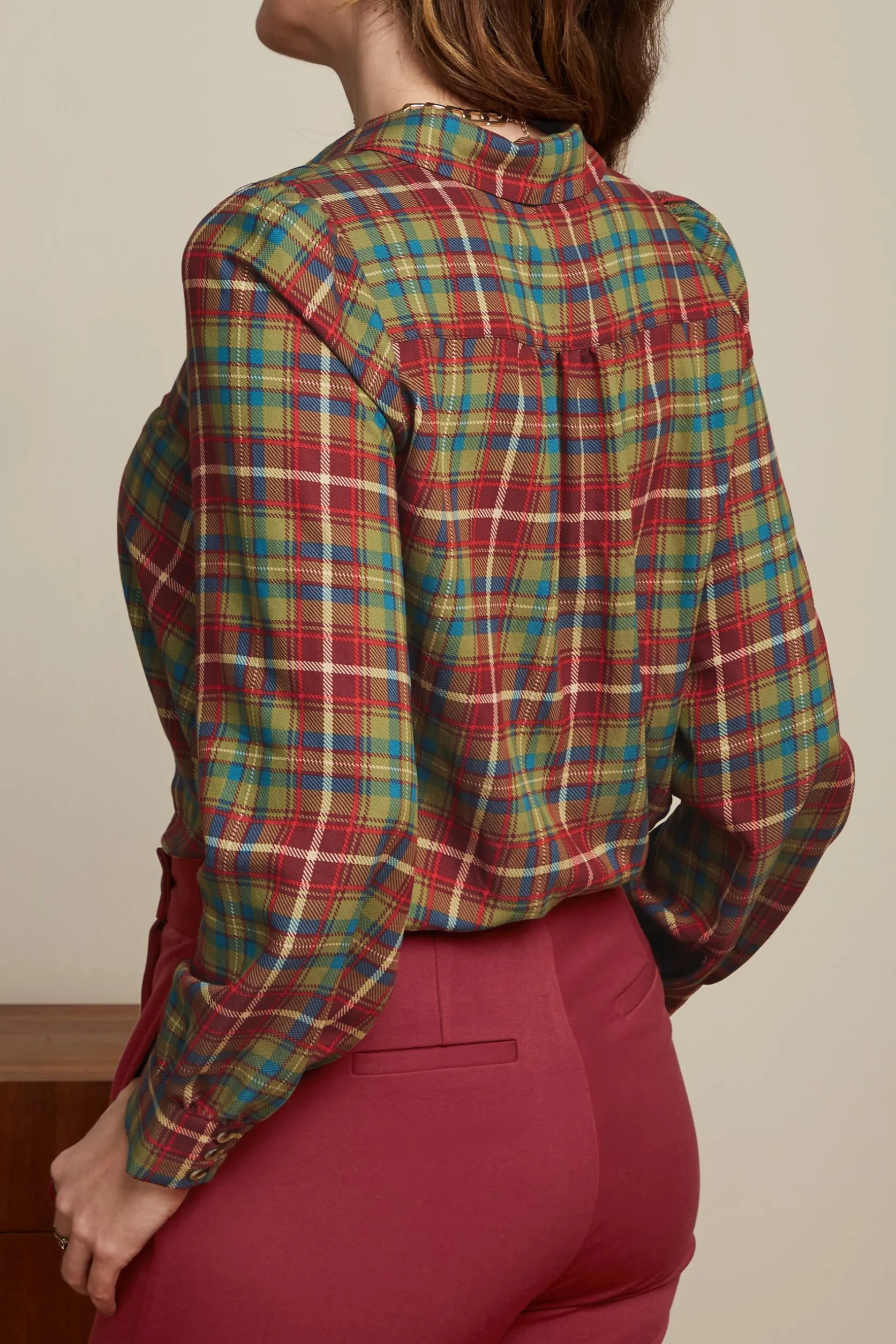 Maisie Blouse Belmont Check*King Louie Clearance
