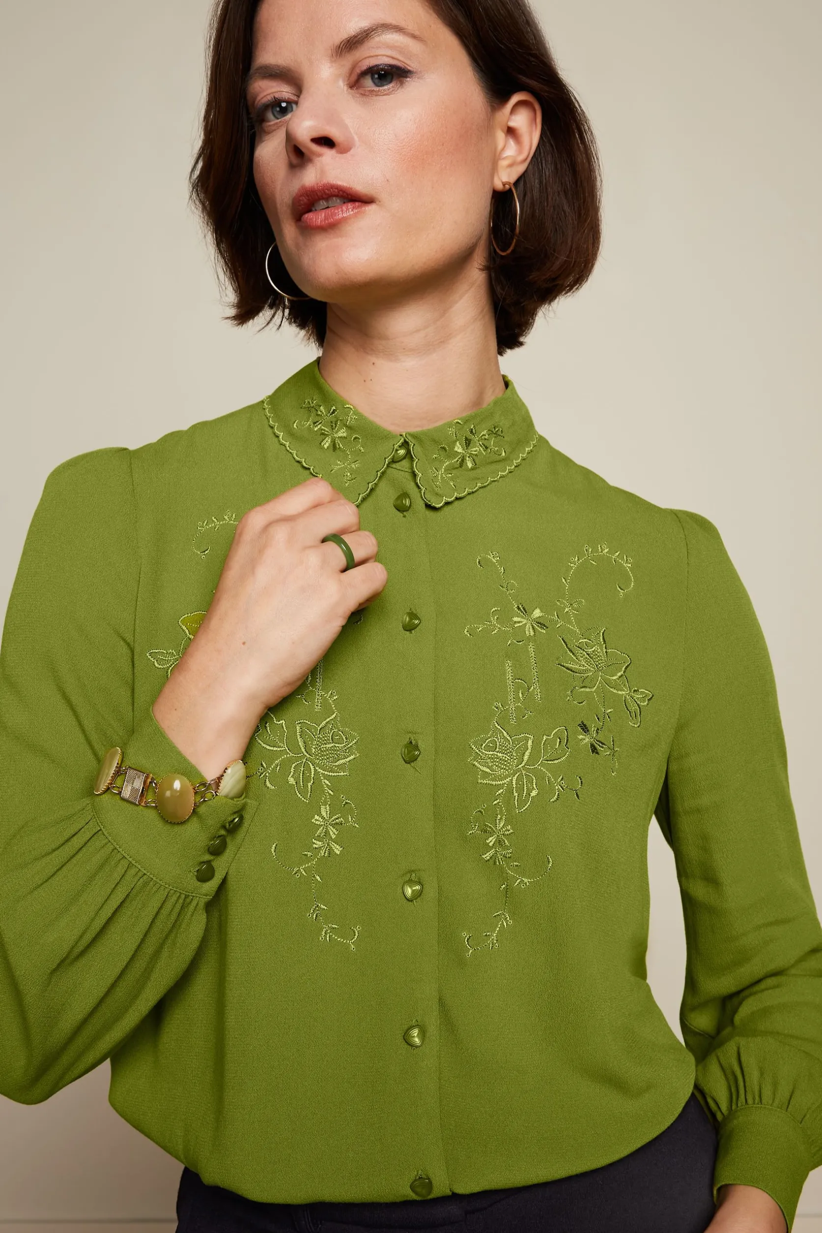 Maisie Blouse Lyonne Embroidery*King Louie Best Sale