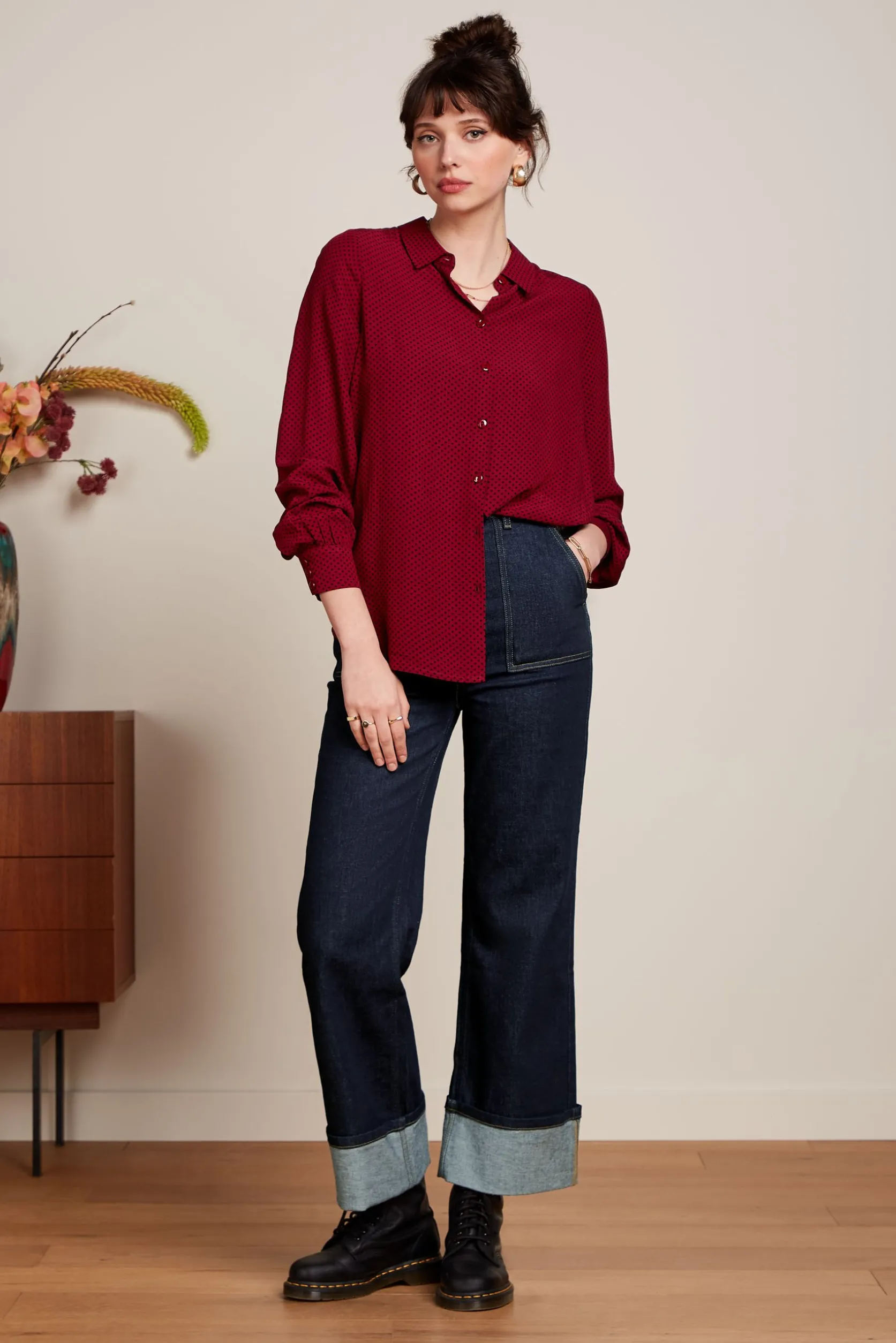 Maisie Blouse Piper*King Louie Sale