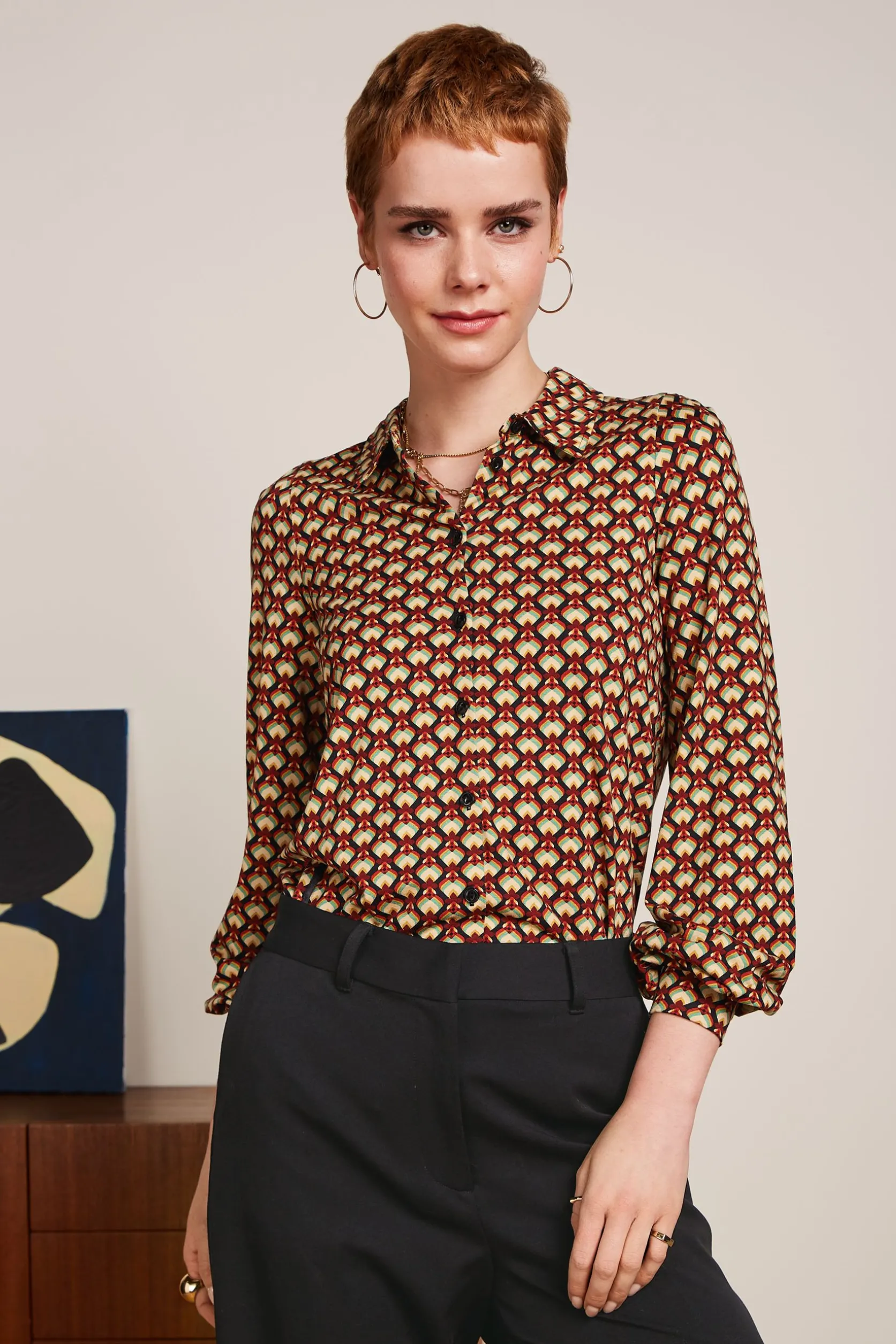Maisie Blouse Valet*King Louie Cheap