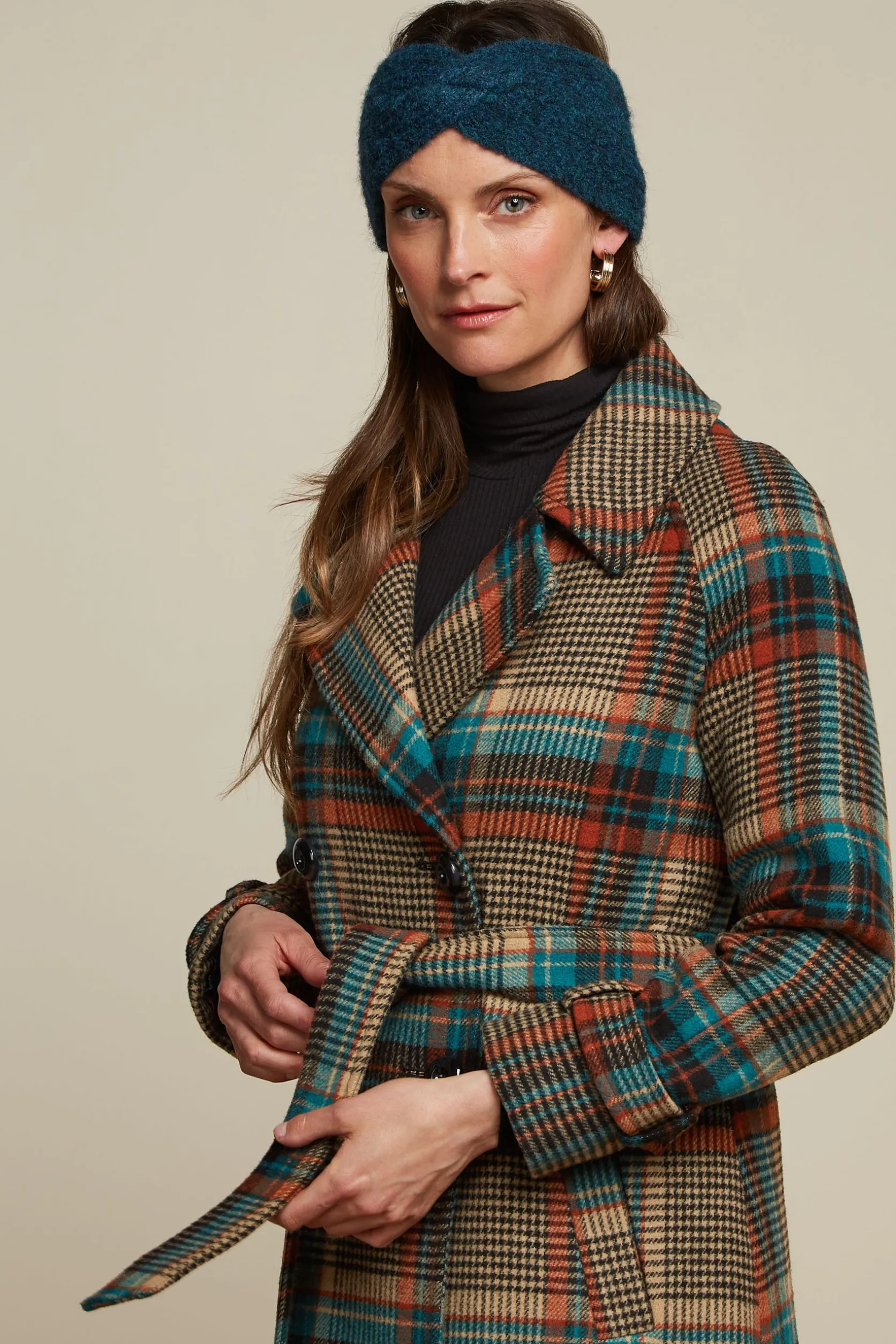 Martia Raglan Coat Fitz Check*King Louie Best Sale