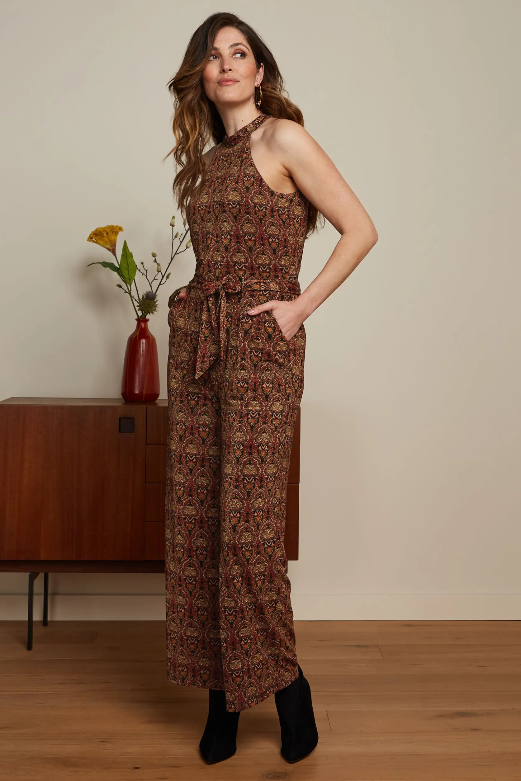 Marty Halter Jumpsuit Mystic*King Louie Cheap