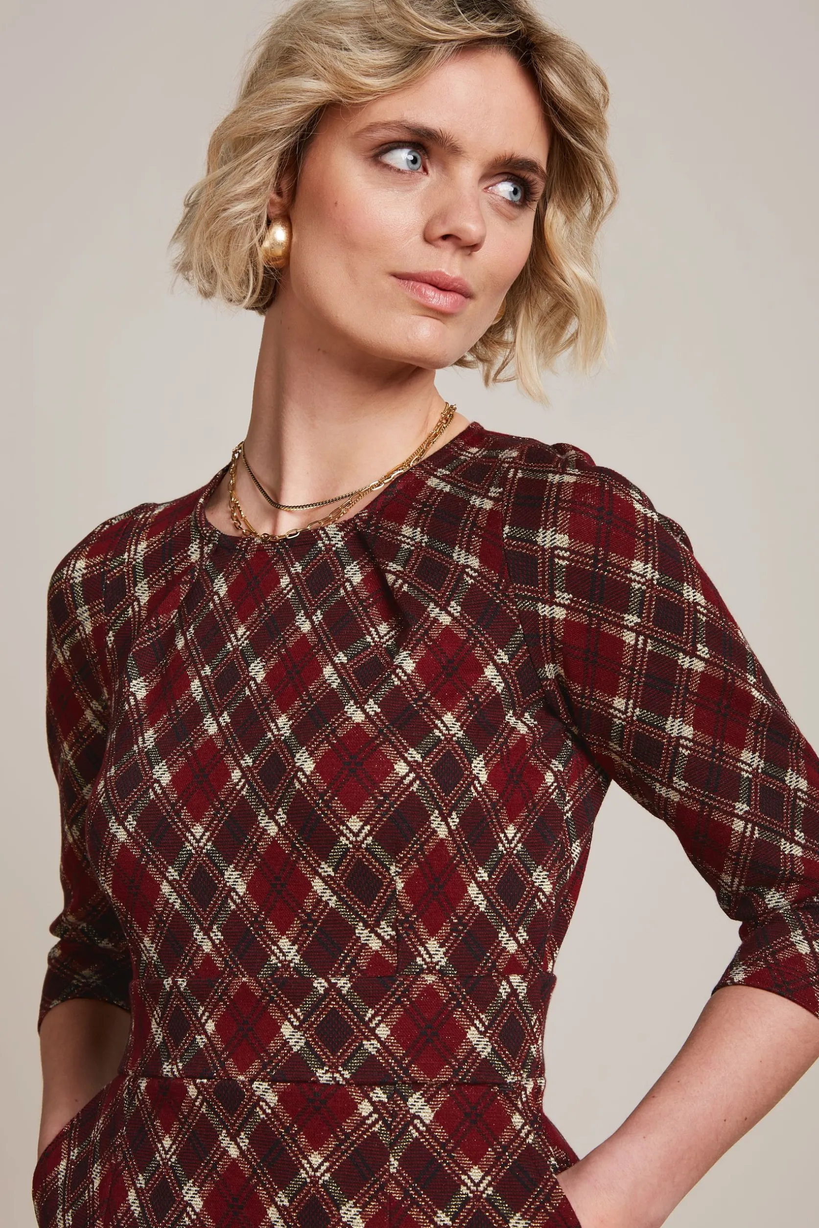 Mona Dress Riley Jacquard*King Louie Store