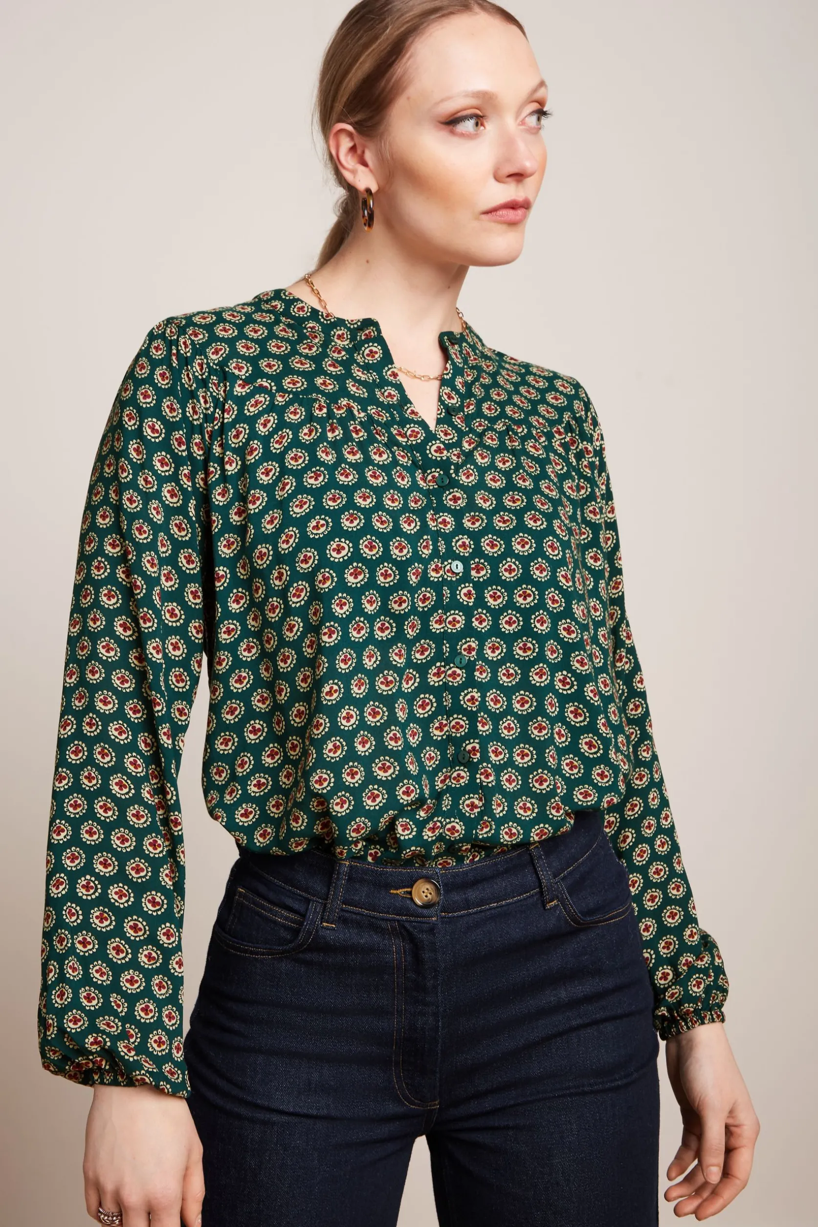 Nala Blouse Elliot*King Louie Flash Sale