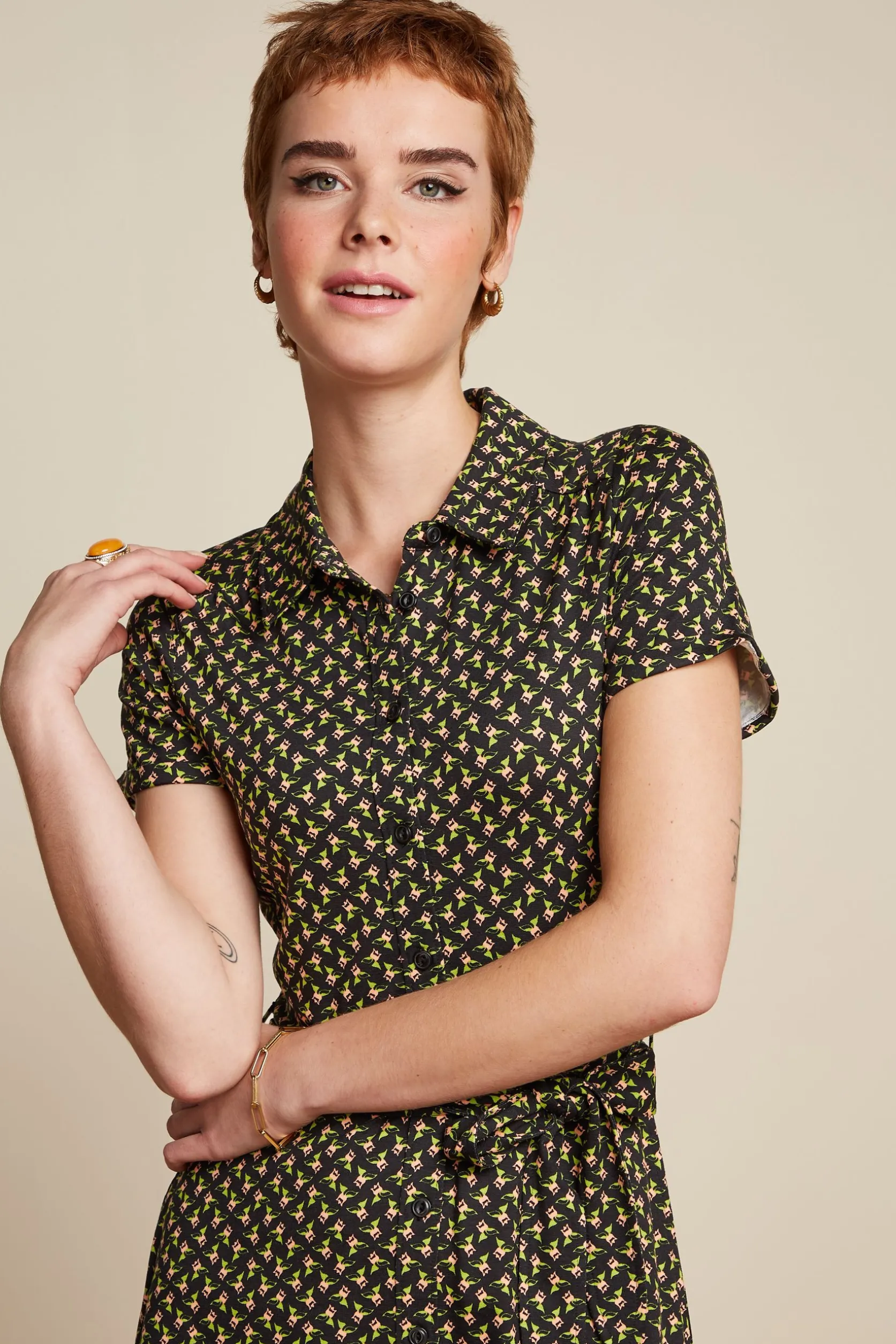 Olive Dress Minerva*King Louie Online