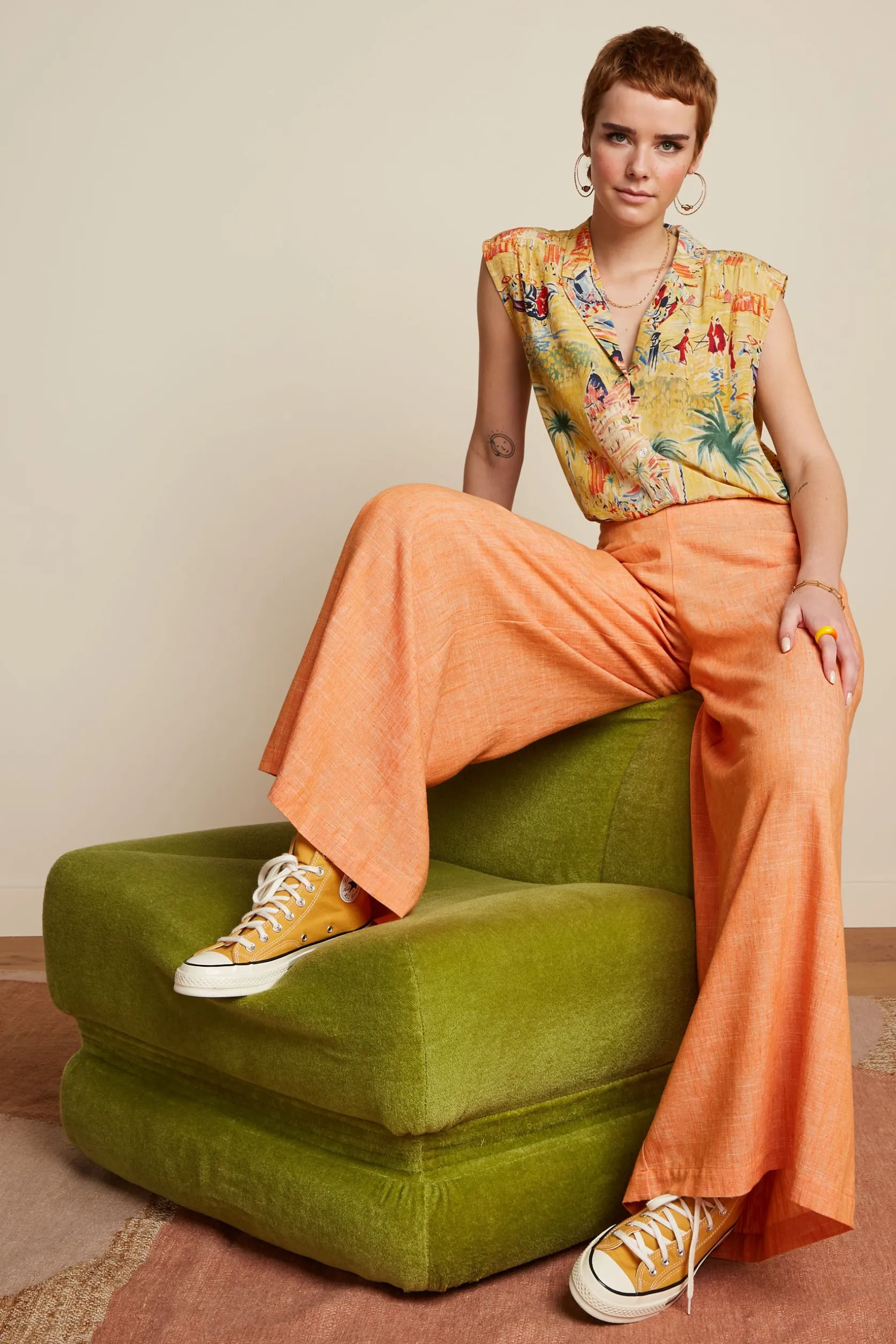 Palazzo Pants Camonte*King Louie Cheap